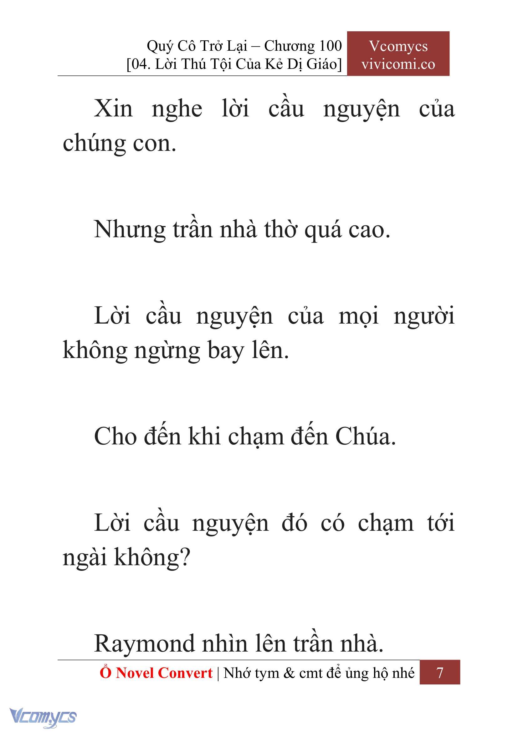 [Novel] Quý Cô Trở Lại Chap 100 - Trang 2