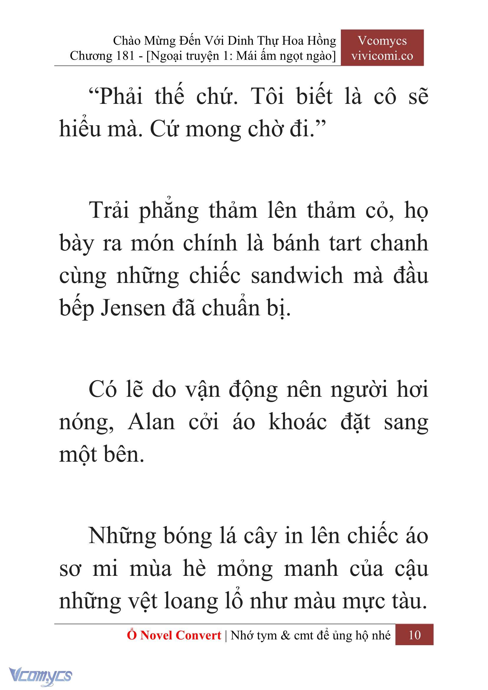[Novel] Chào Mừng Đến Với Dinh Thự Hoa Hồng Chap 181 - Trang 2