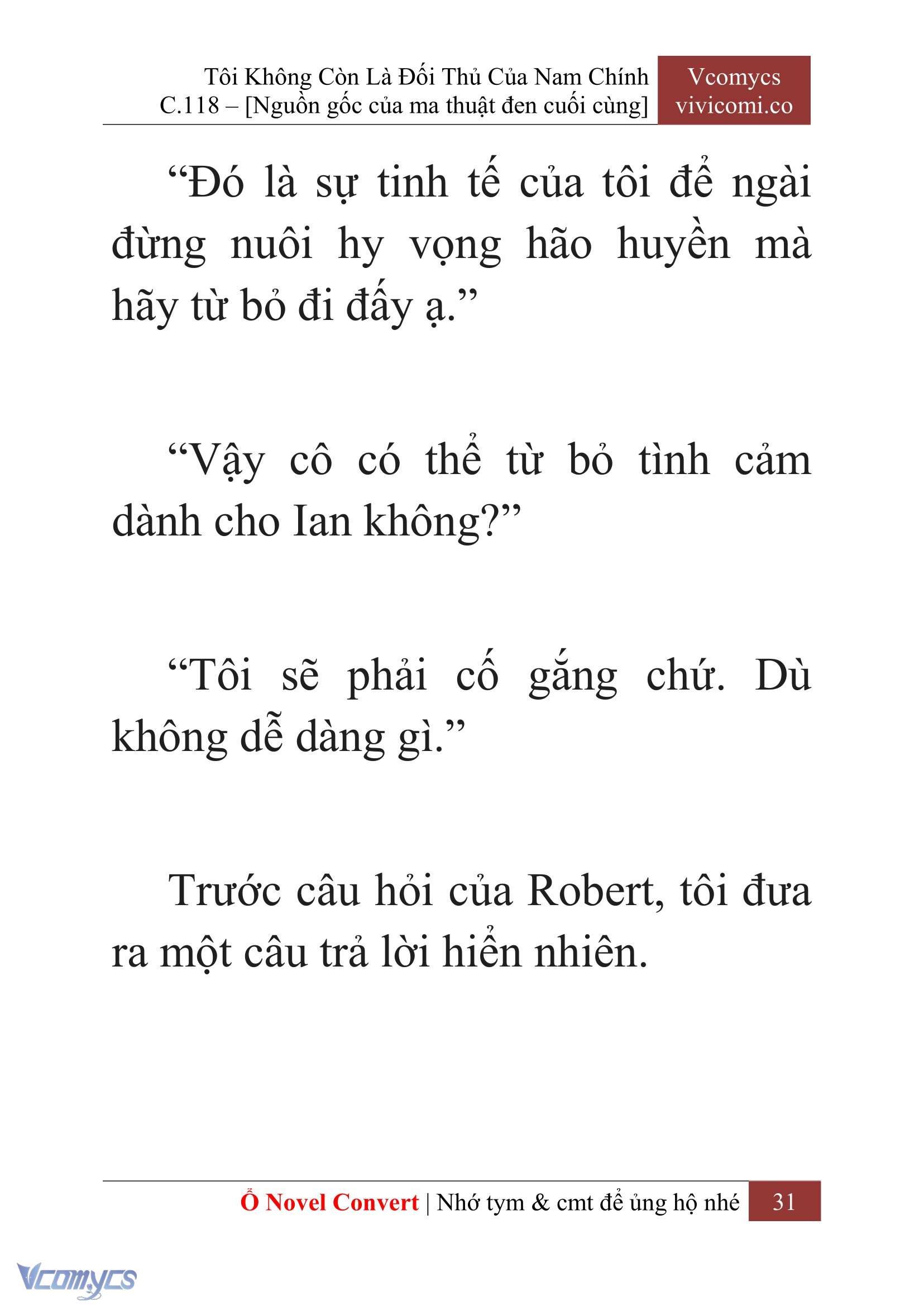 [Novel] Tôi Không Còn Là Đối Thủ Của Nam Chính Chap 118 - Trang 2