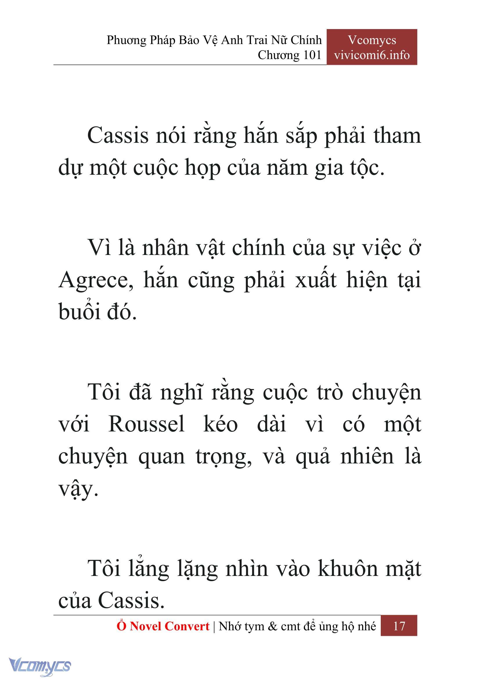 [Novel] Phương Pháp Bảo Vệ Anh Trai Nữ Chính Chap 101 - Trang 2