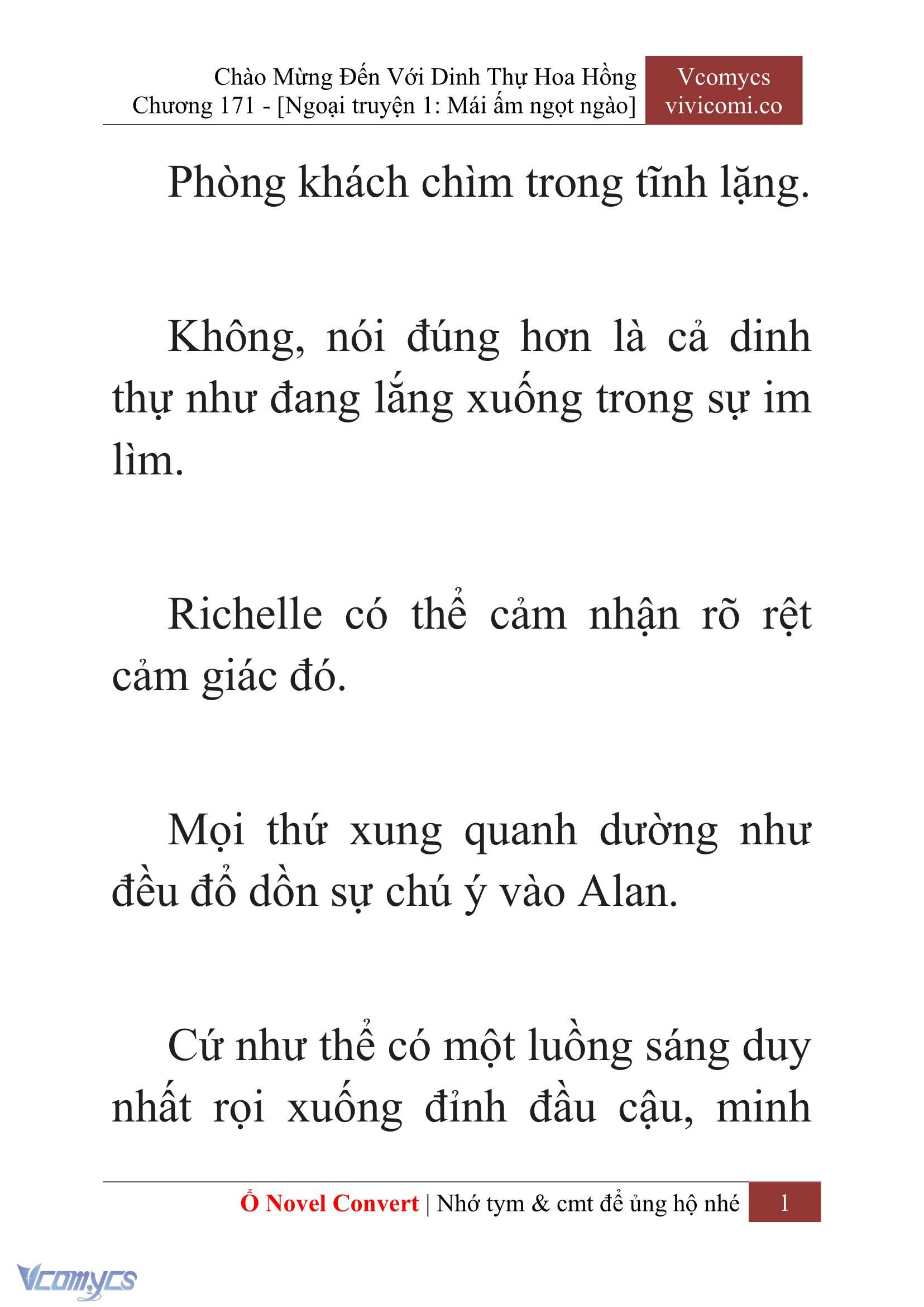 [Novel] Chào Mừng Đến Với Dinh Thự Hoa Hồng Chap 171 - Trang 2