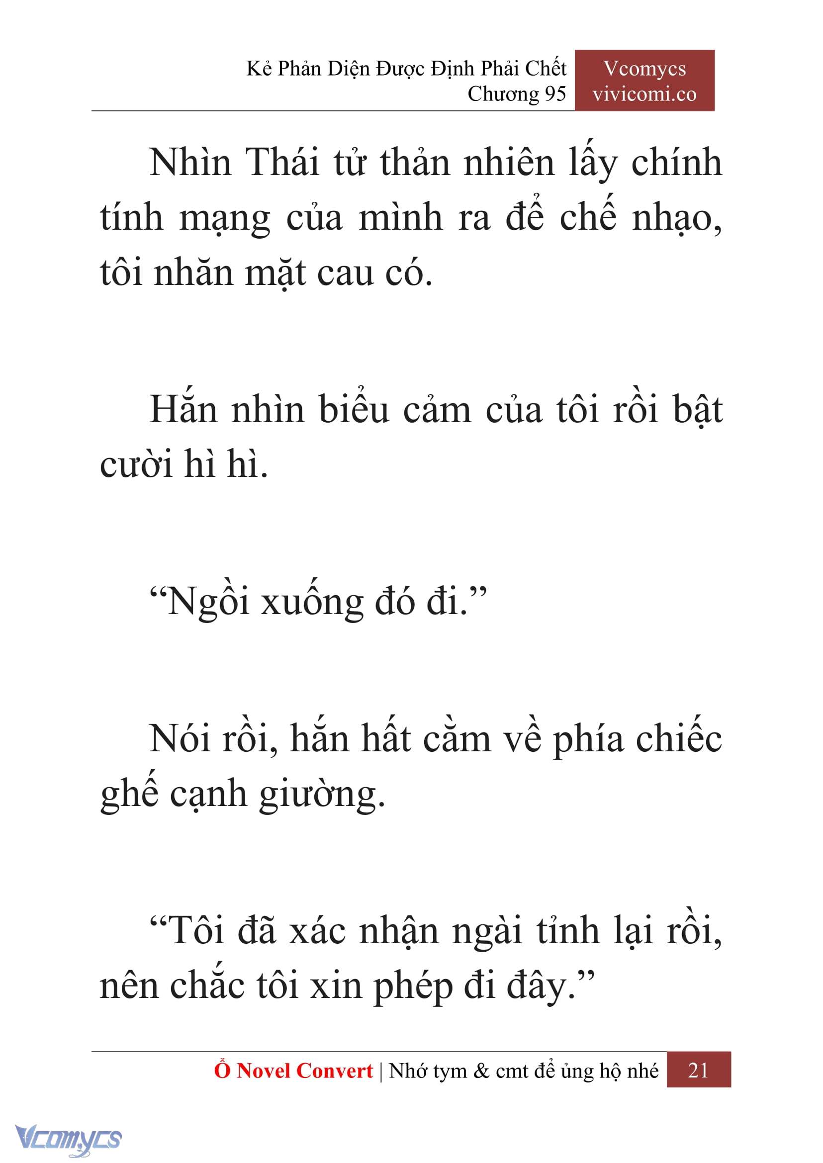[Novel] Kẻ Phản Diện Được Định Phải Chết Chap 95 - Trang 2