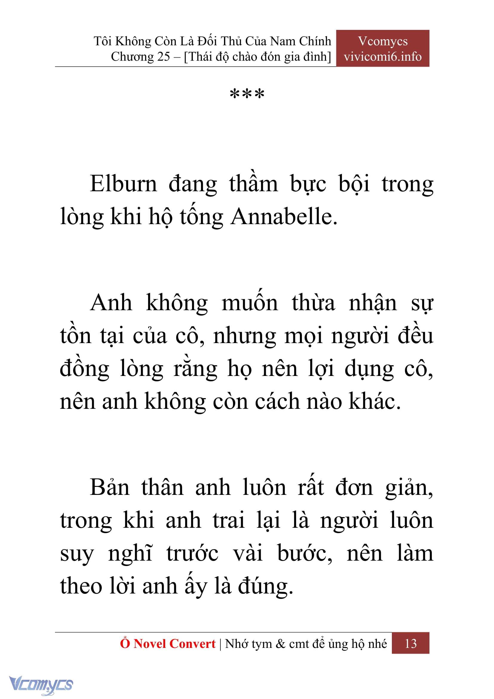 [Novel] Tôi Không Còn Là Đối Thủ Của Nam Chính Chap 25 - Trang 2