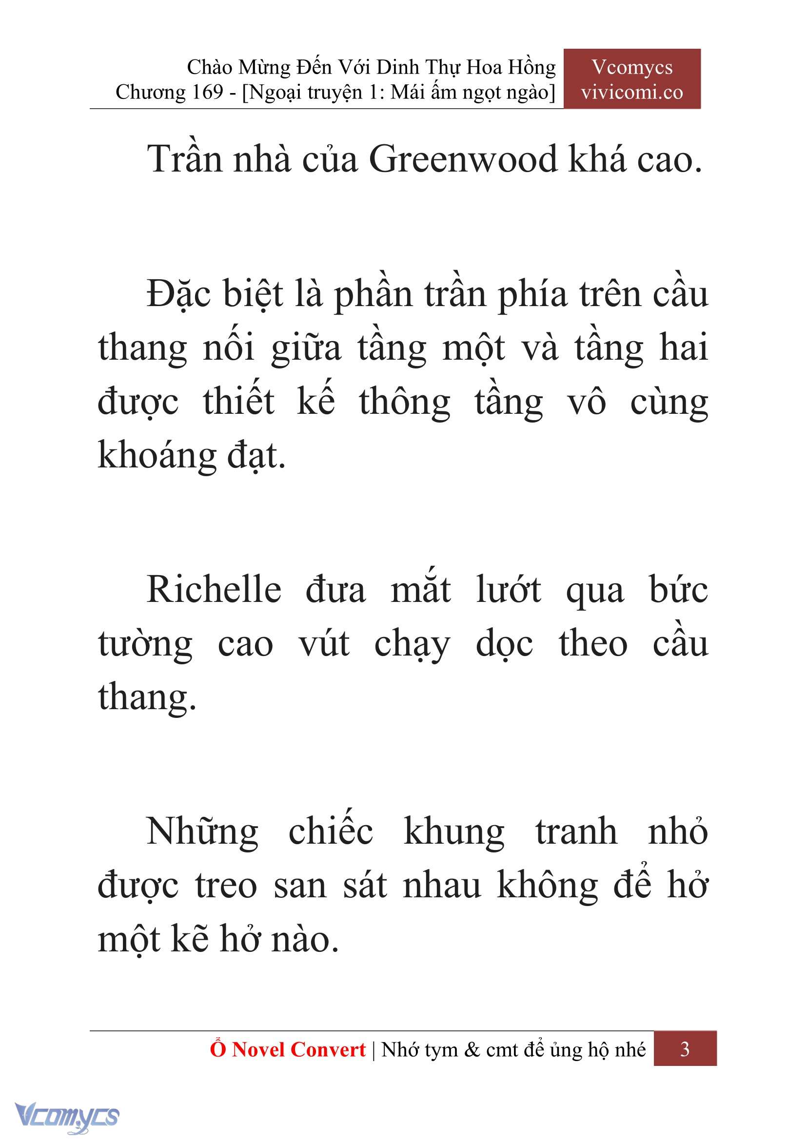 [Novel] Chào Mừng Đến Với Dinh Thự Hoa Hồng Chap 169 - Trang 2