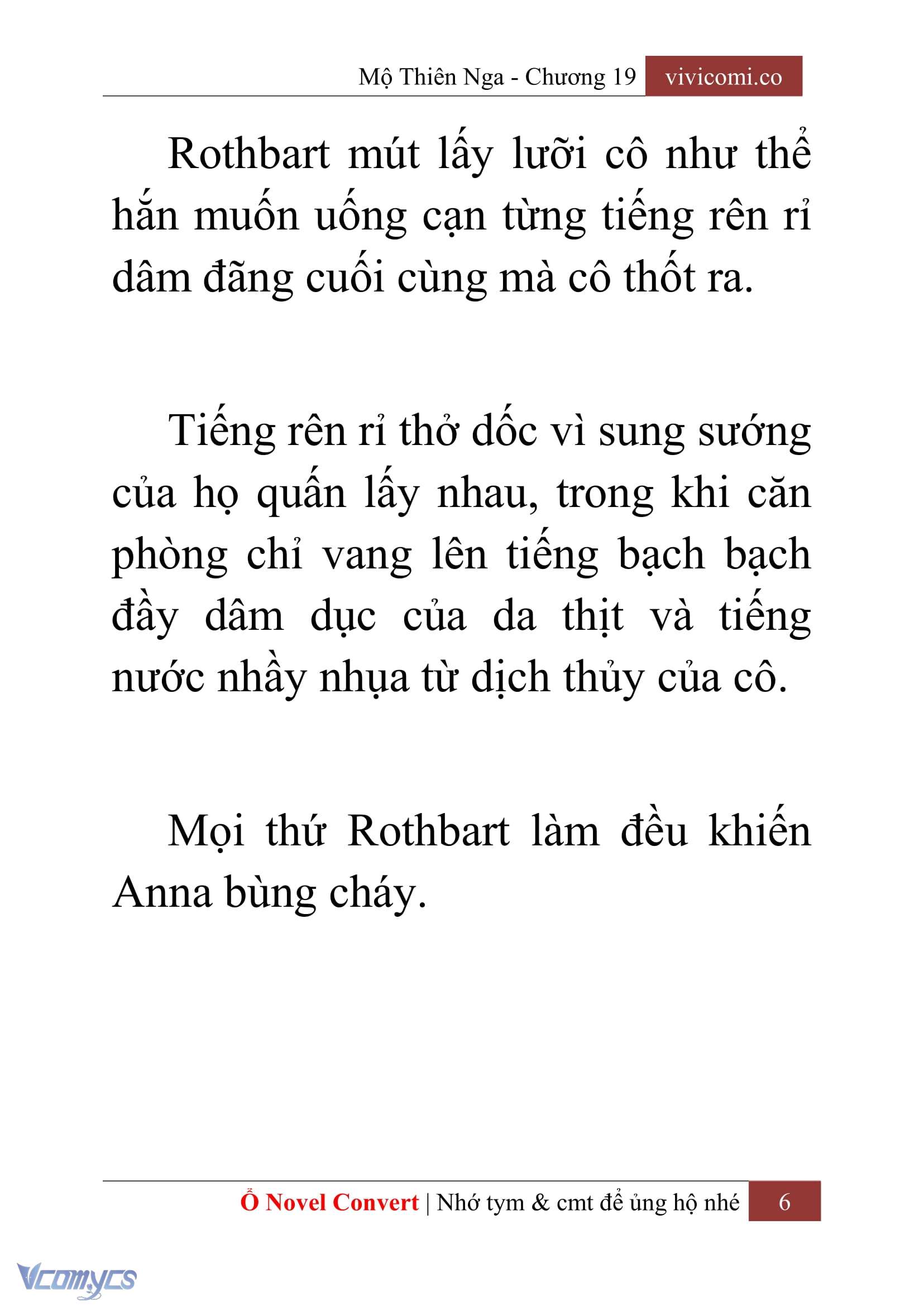 [Novel] Mộ Thiên Nga Chap 19 - Trang 2