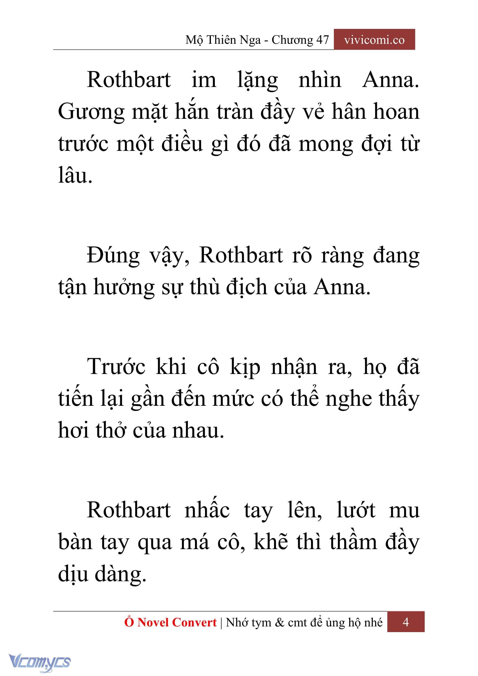 [Novel] Mộ Thiên Nga Chap 47 - Trang 2