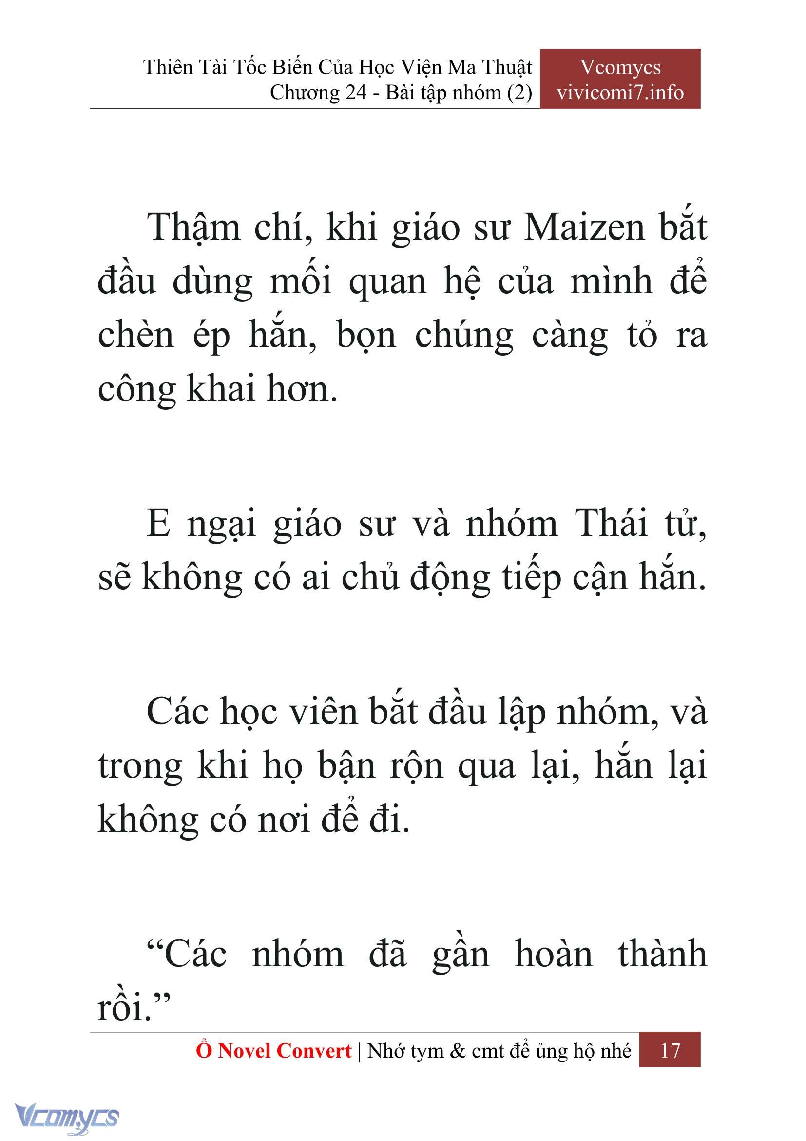 [Novel] Thiên Tài Tốc Biến Của Học Viện Ma Thuật Chap 24 - Trang 2