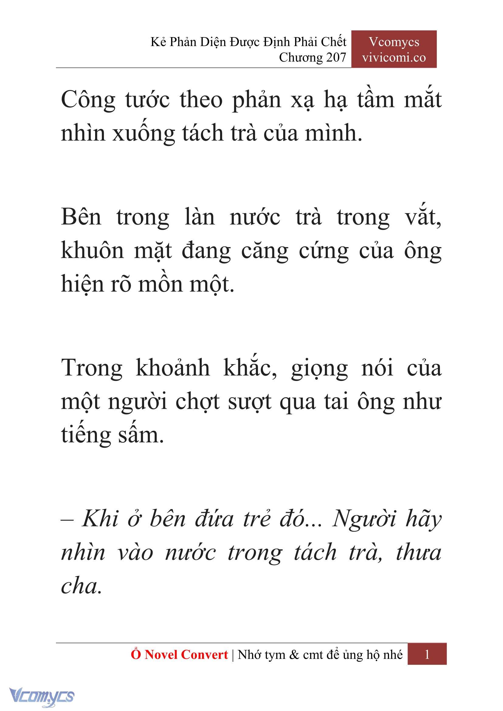 [Novel] Kẻ Phản Diện Được Định Phải Chết Chap 207 - Trang 2