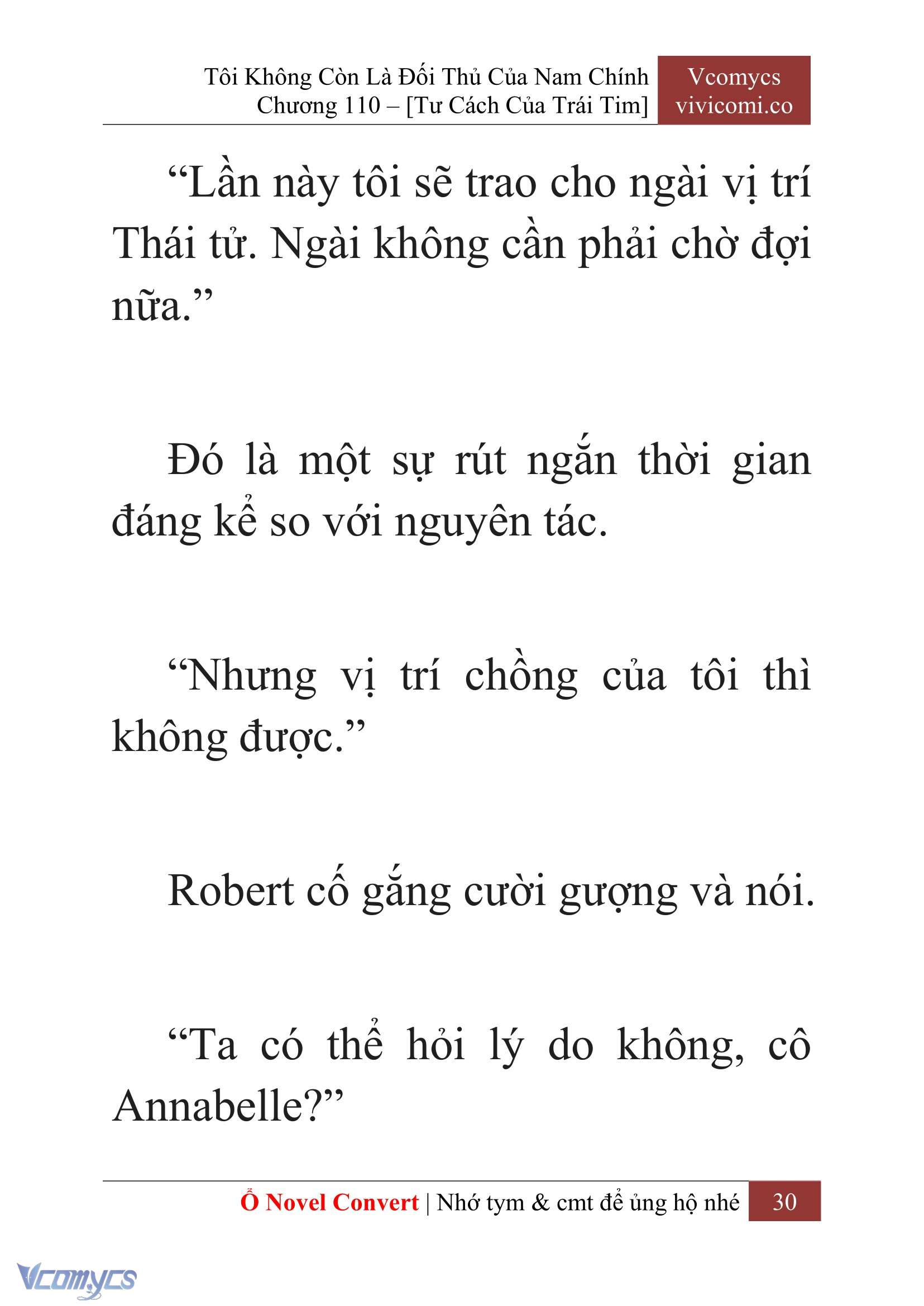 [Novel] Tôi Không Còn Là Đối Thủ Của Nam Chính Chap 110 - Trang 2