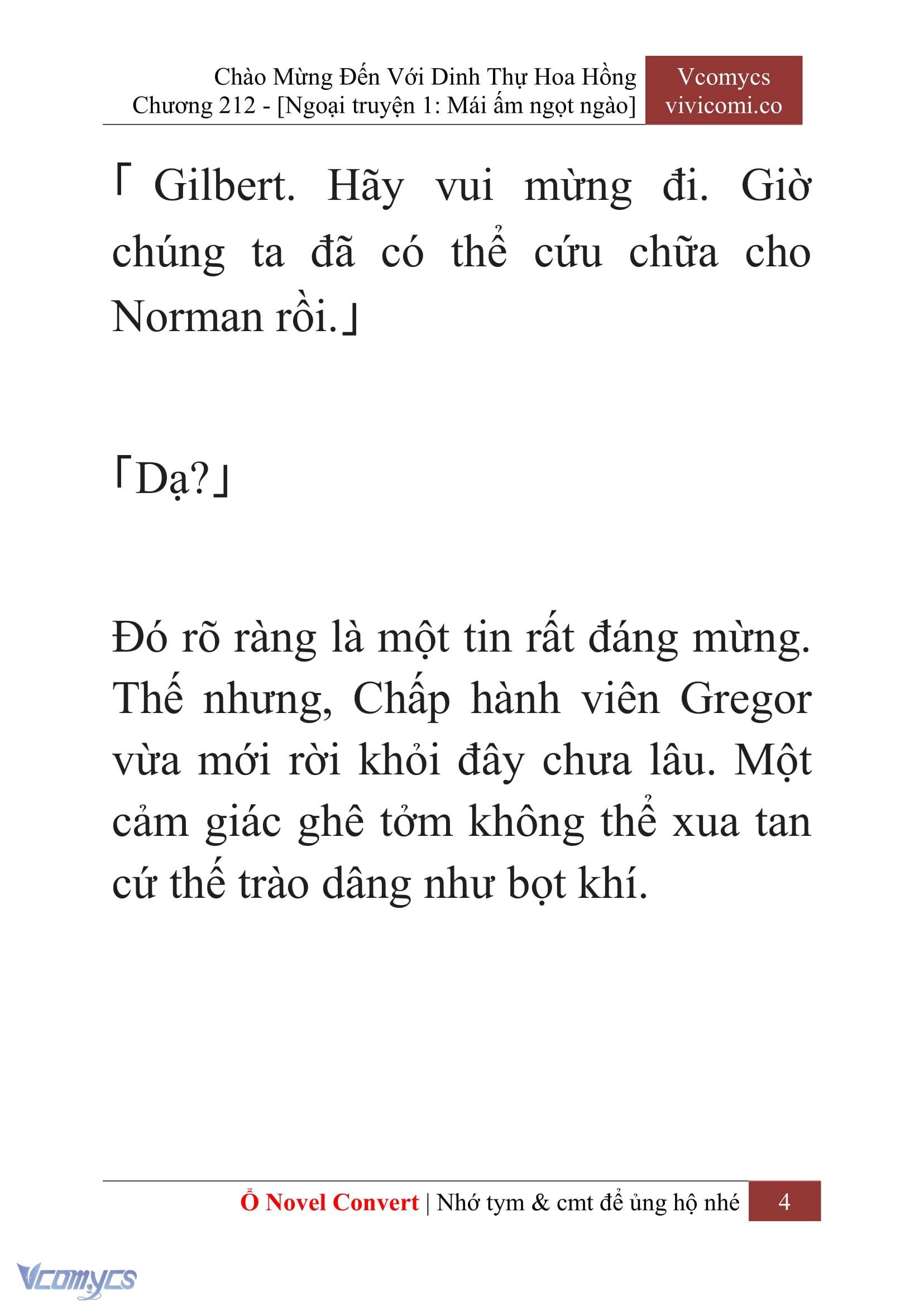 [Novel] Chào Mừng Đến Với Dinh Thự Hoa Hồng Chap 212 - Trang 2