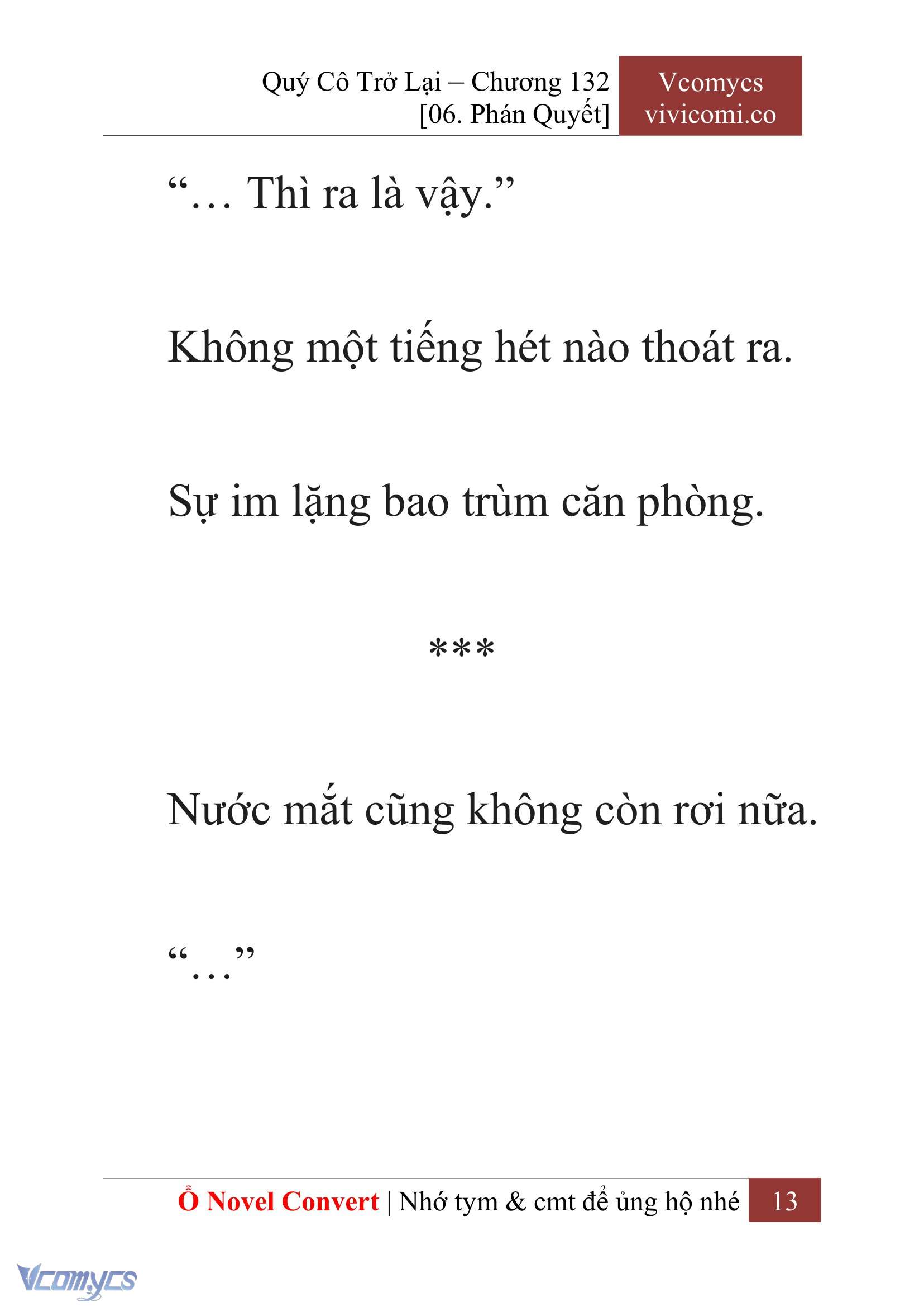 [Novel] Quý Cô Trở Lại Chap 132 - Trang 2