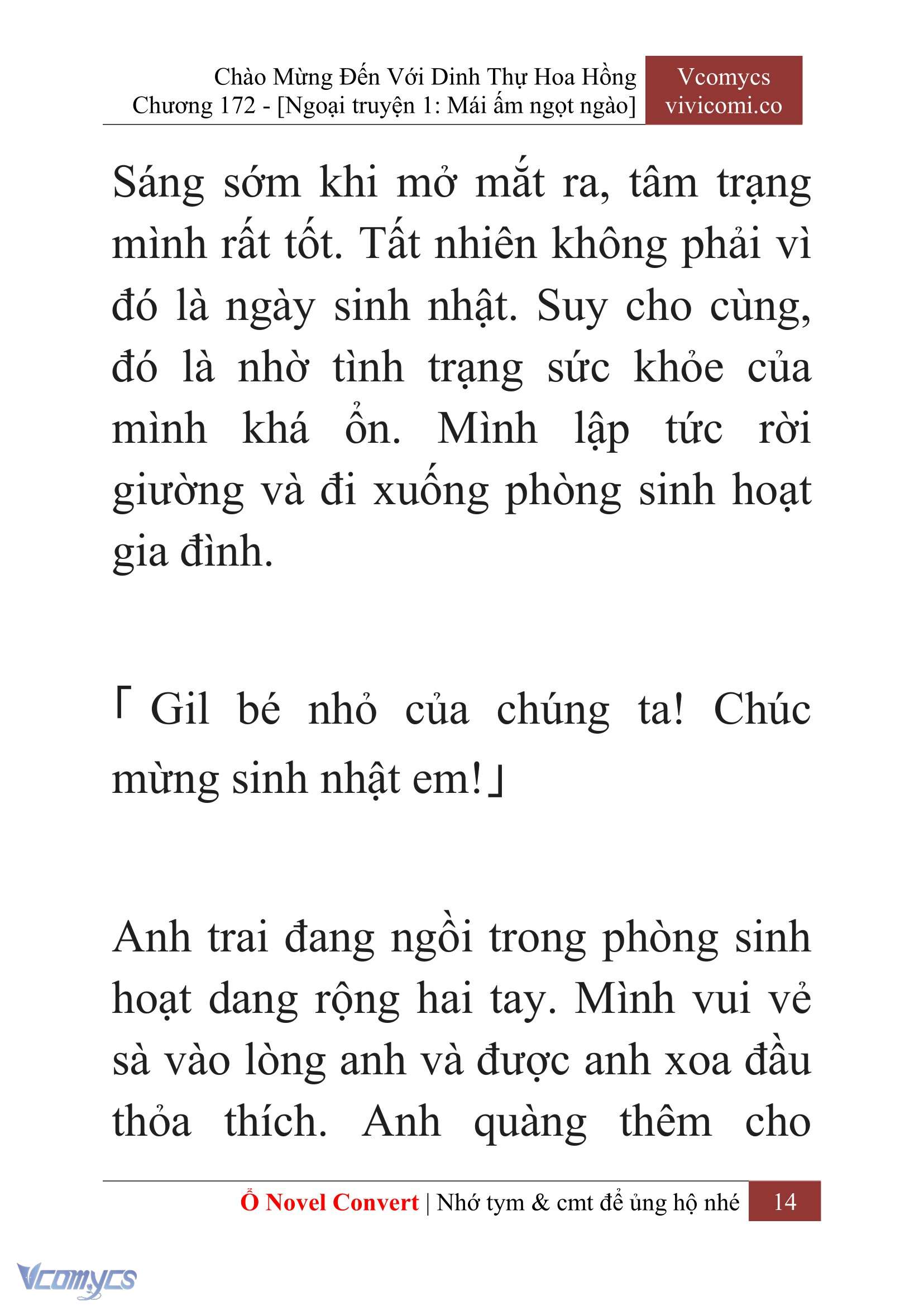 [Novel] Chào Mừng Đến Với Dinh Thự Hoa Hồng Chap 172 - Trang 2