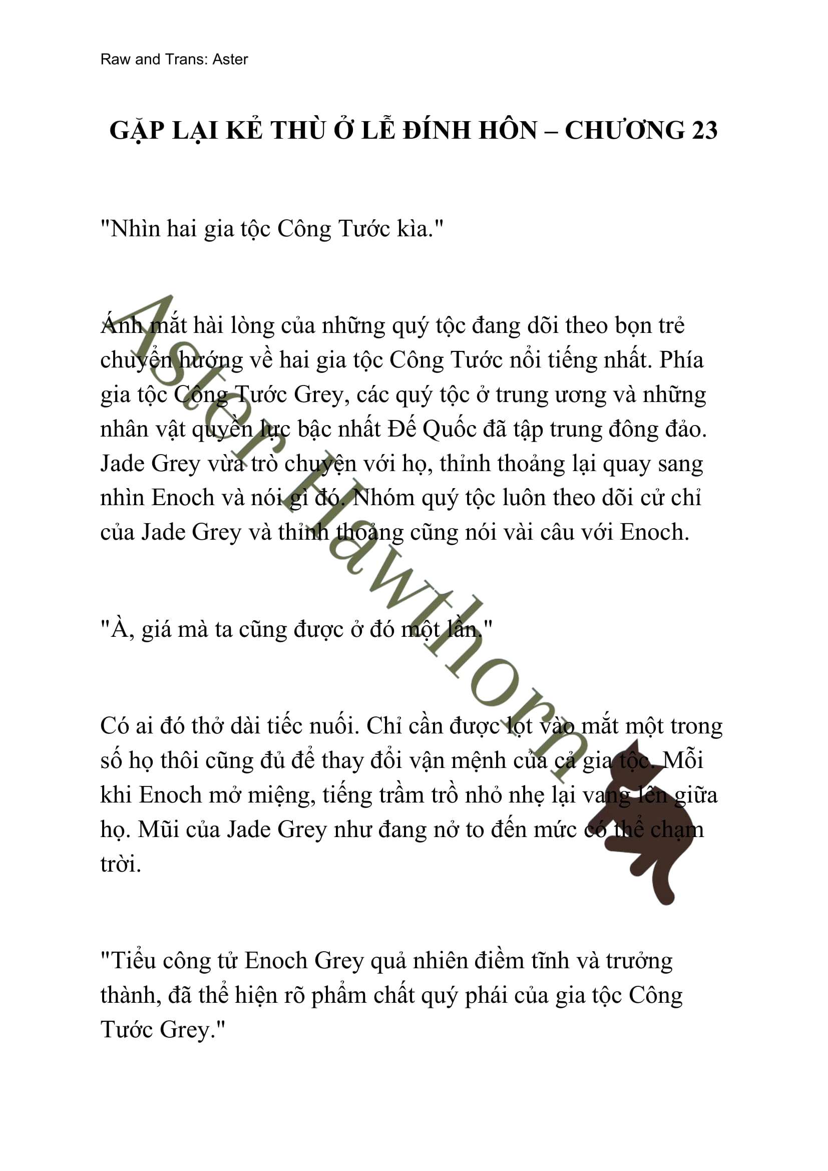 [NOVEL] Gặp Lại Kẻ Thù Ở Lễ Đính Hôn Chap 23 - Trang 2