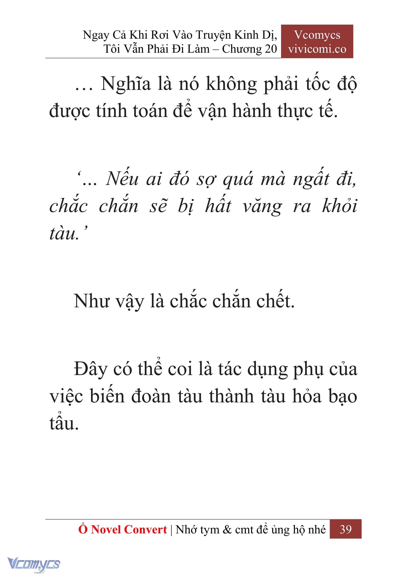 [Novel] Ngay Cả Khi Rơi Vào Truyện Kinh Dị, Tôi Vẫn Phải Đi Làm Chap 20 - Trang 2