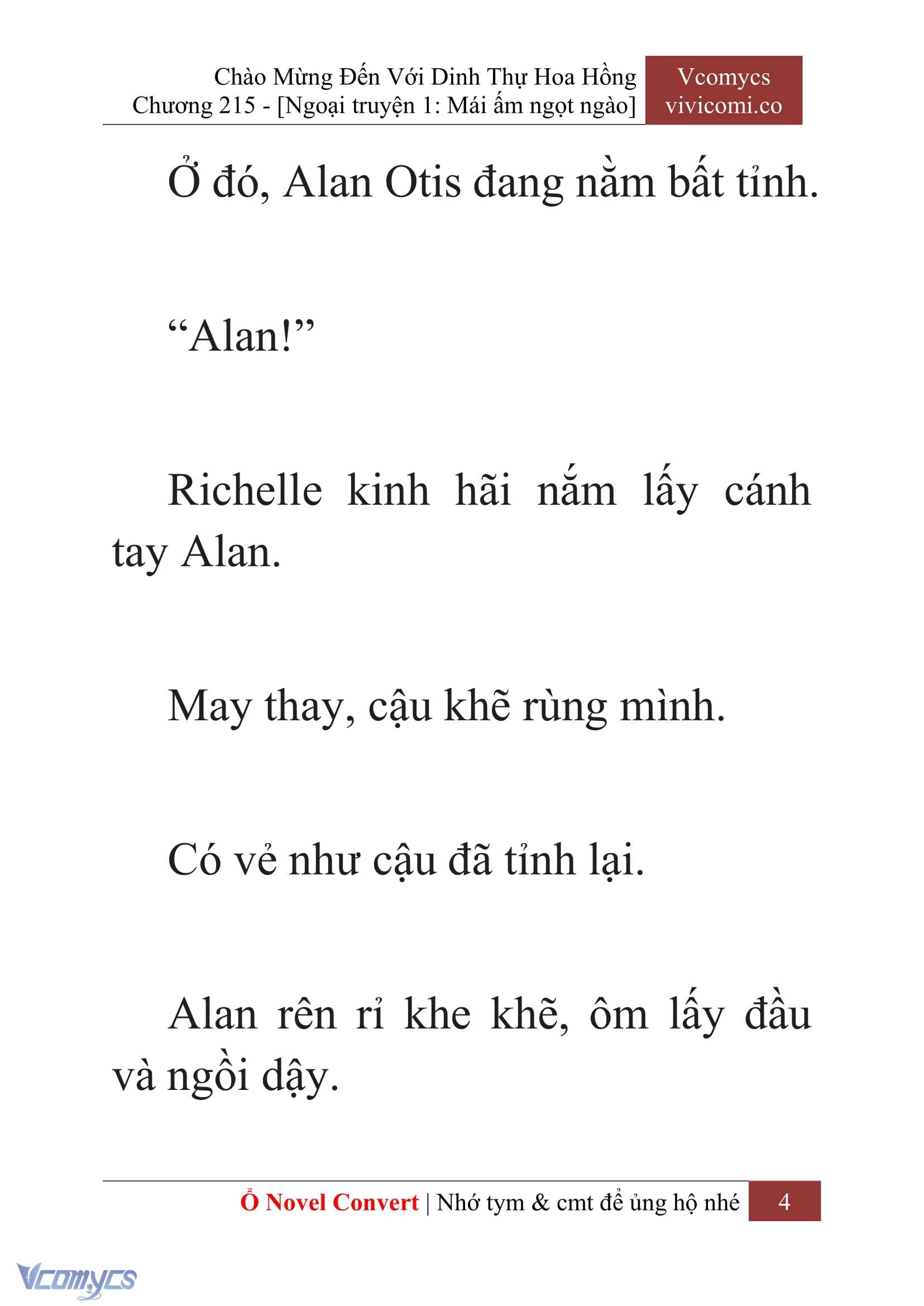 [Novel] Chào Mừng Đến Với Dinh Thự Hoa Hồng Chap 215 - Trang 2