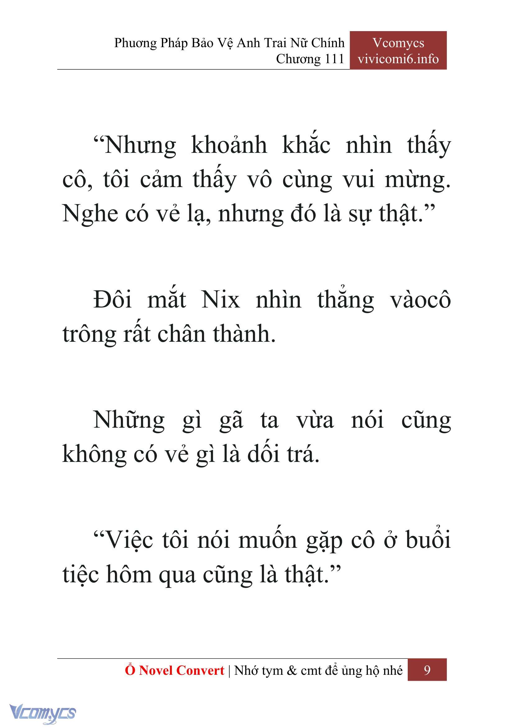 [Novel] Phương Pháp Bảo Vệ Anh Trai Nữ Chính Chap 111 - Trang 2