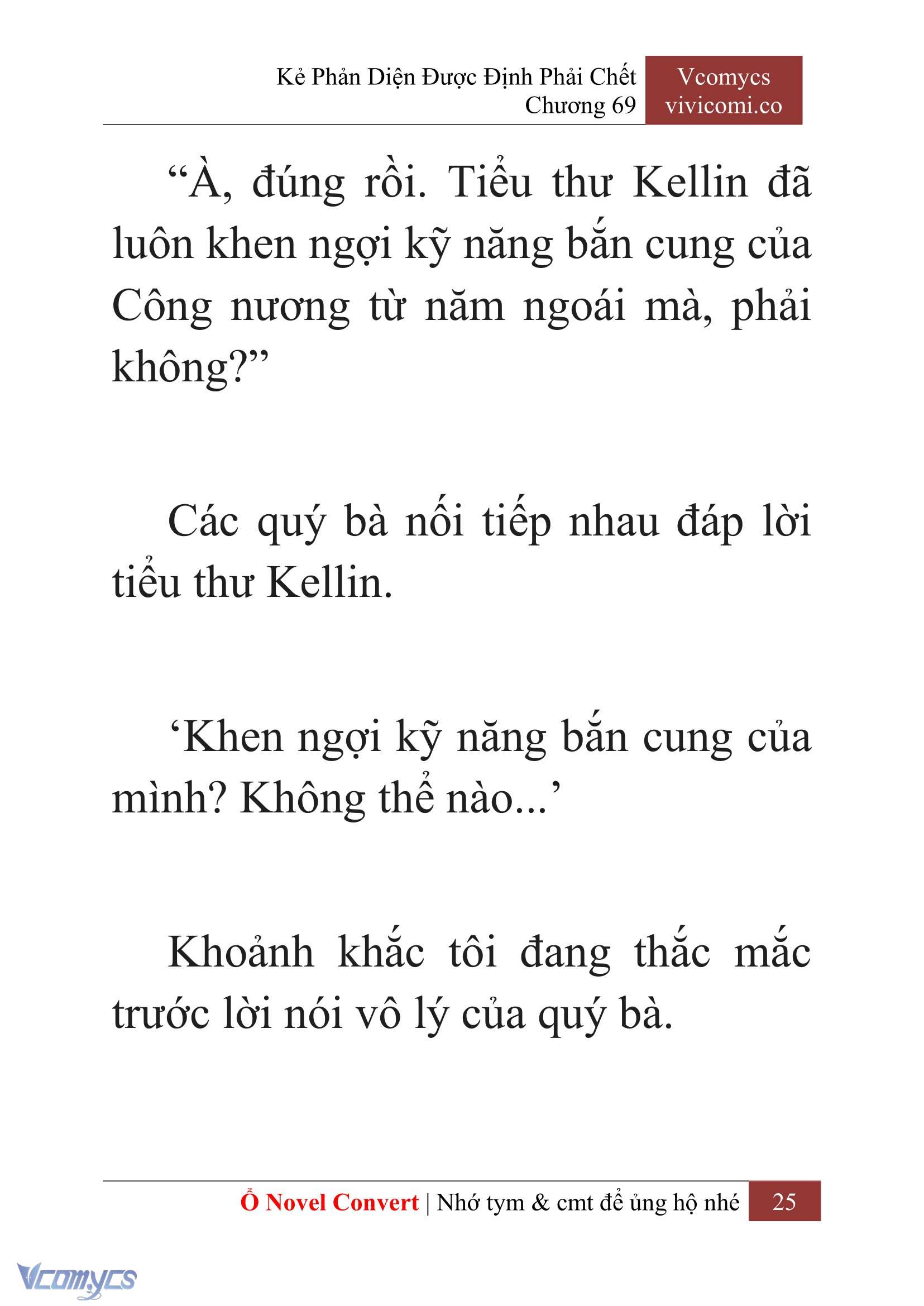 [Novel] Kẻ Phản Diện Được Định Phải Chết Chap 69 - Next Chap 70
