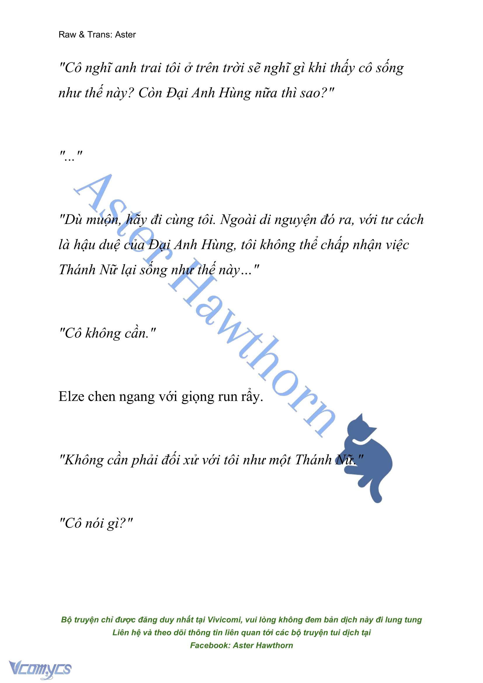 [NOVEL] Anh Hùng Khao Khát Sự Sa Ngã Của Thánh Nữ Chap 102 - Trang 2
