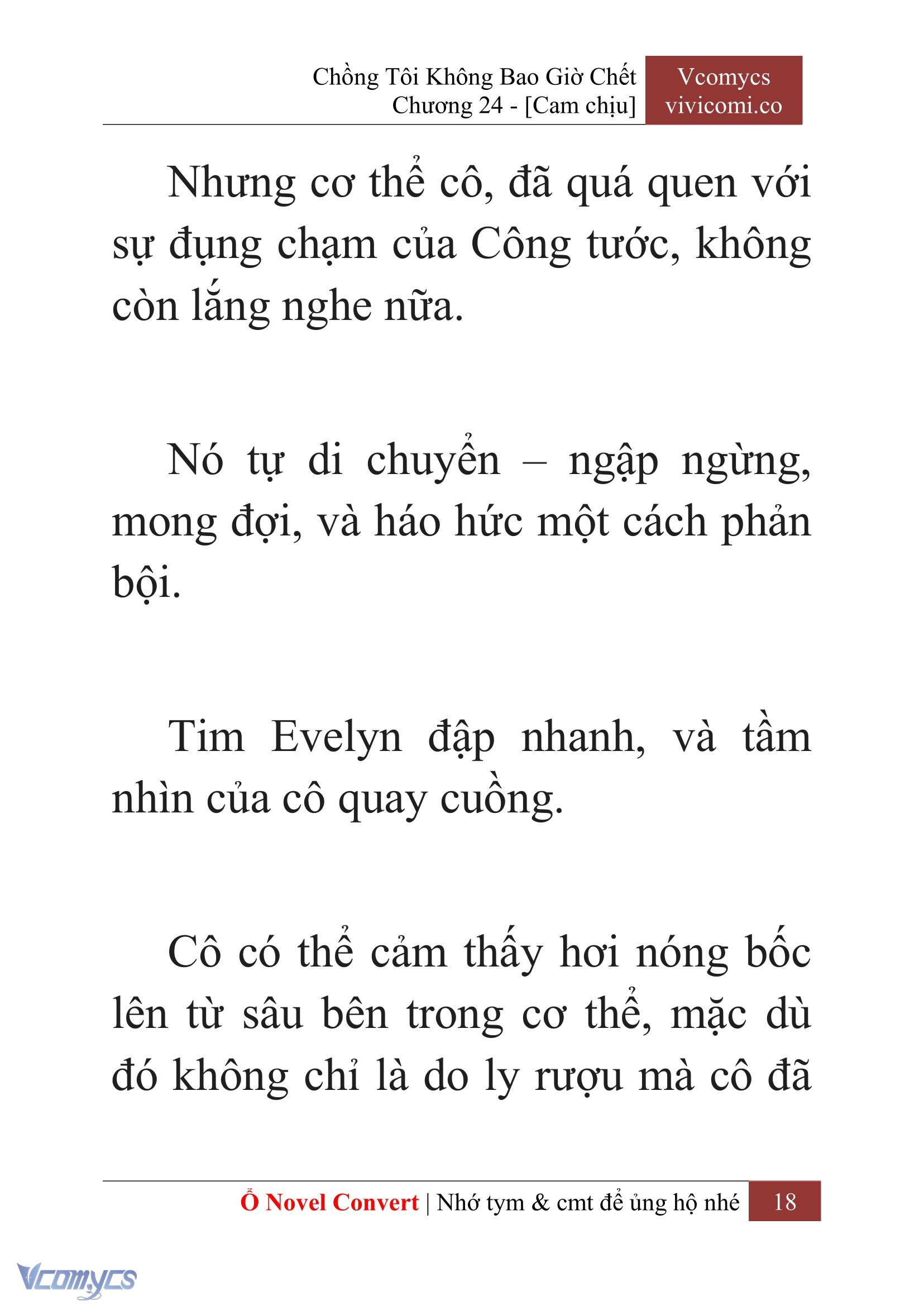 [Novel] Chồng Tôi Không Bao Giờ Chết Chap 24 - Trang 2