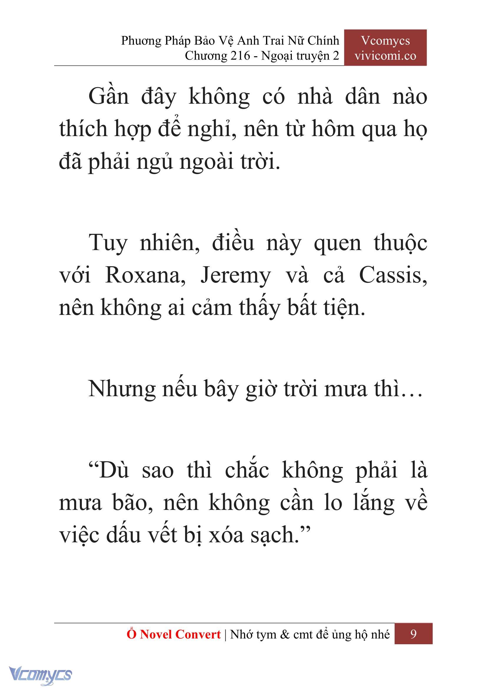 [Novel] Phương Pháp Bảo Vệ Anh Trai Nữ Chính Chap 216 - Trang 2