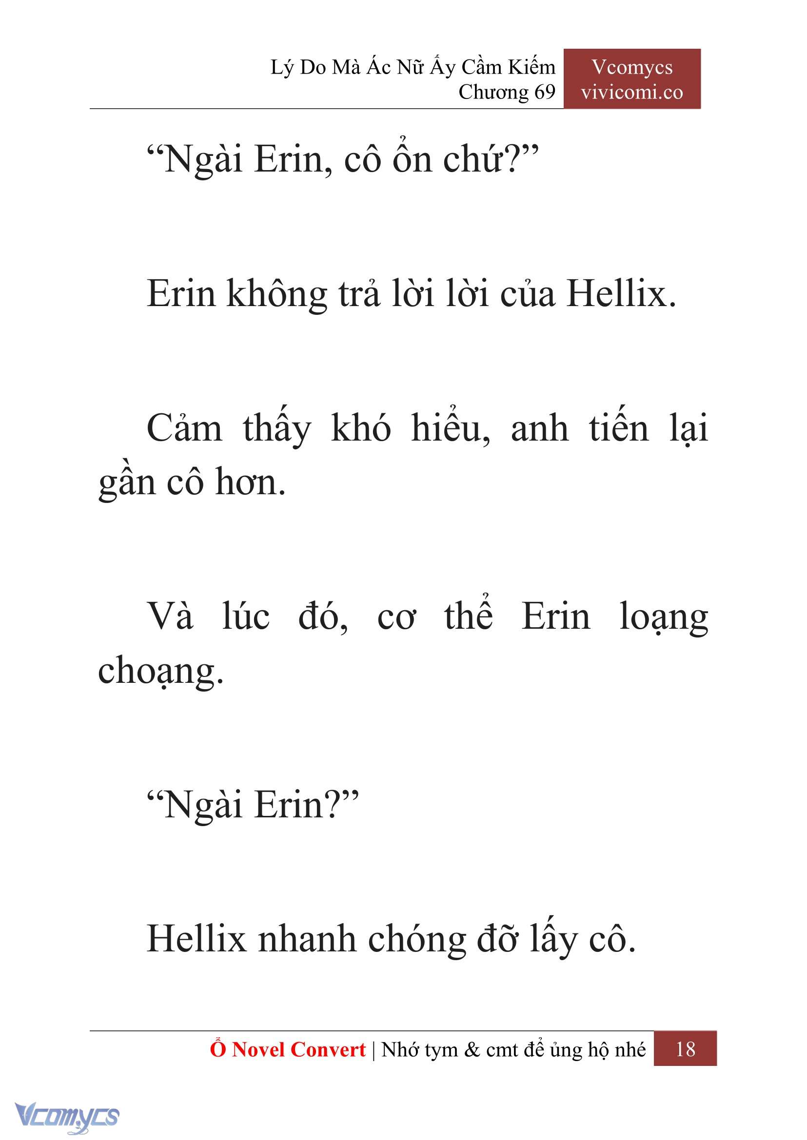 [Novel] Lý Do Mà Ác Nữ Ấy Cầm Kiếm Chap 69 - Next Chap 70