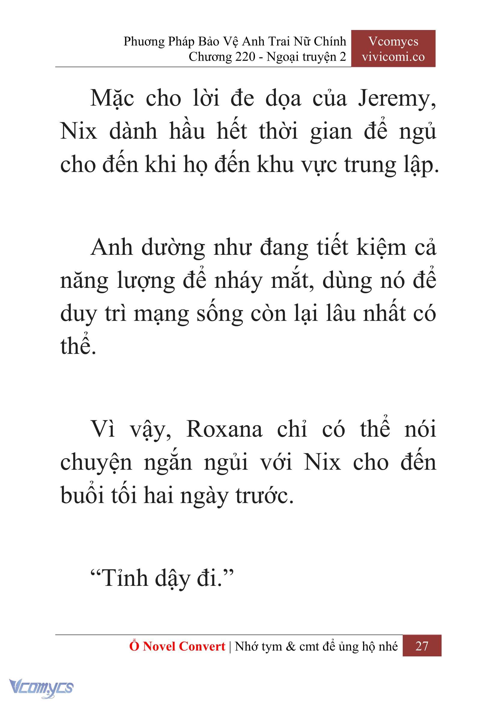 [Novel] Phương Pháp Bảo Vệ Anh Trai Nữ Chính Chap 220 - Trang 2