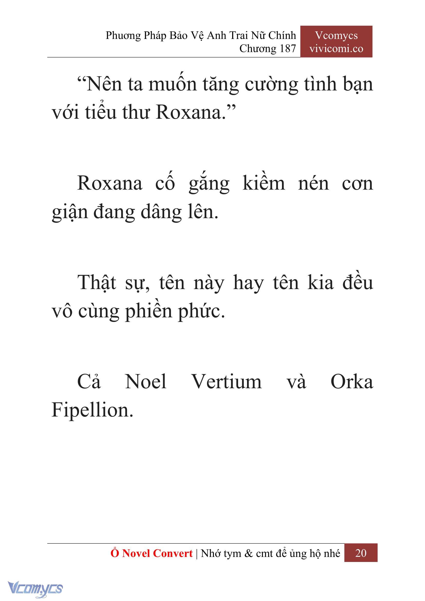 [Novel] Phương Pháp Bảo Vệ Anh Trai Nữ Chính Chap 187 - Trang 2