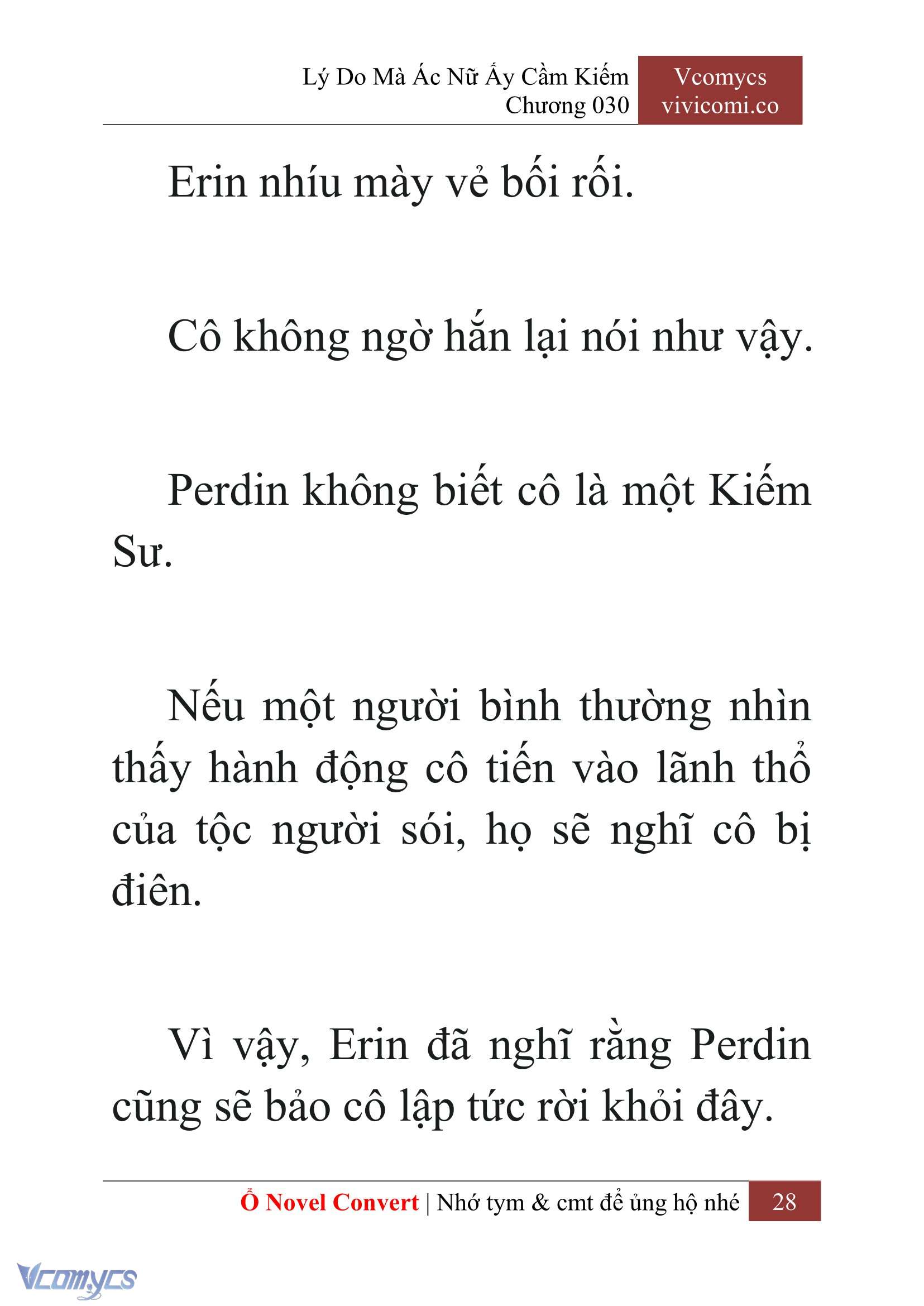 [Novel] Lý Do Mà Ác Nữ Ấy Cầm Kiếm Chap 30 - Trang 2