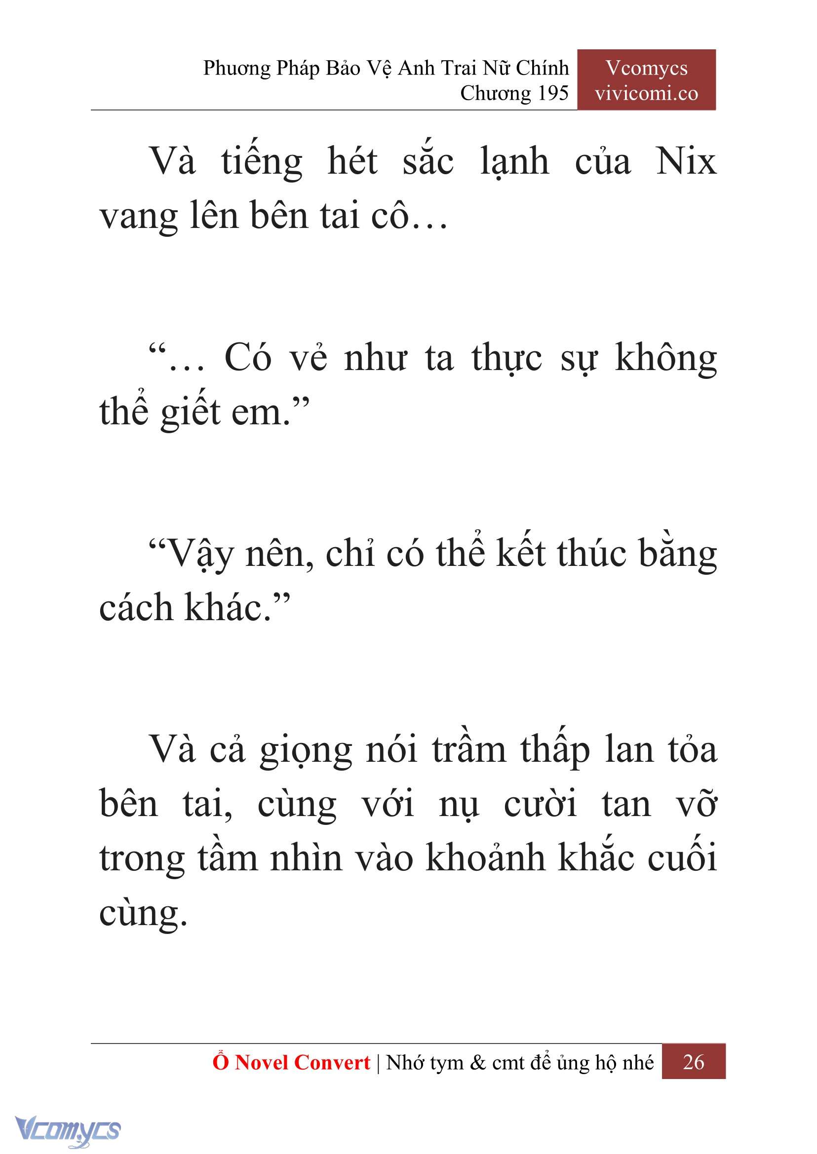 [Novel] Phương Pháp Bảo Vệ Anh Trai Nữ Chính Chap 195 - Trang 2