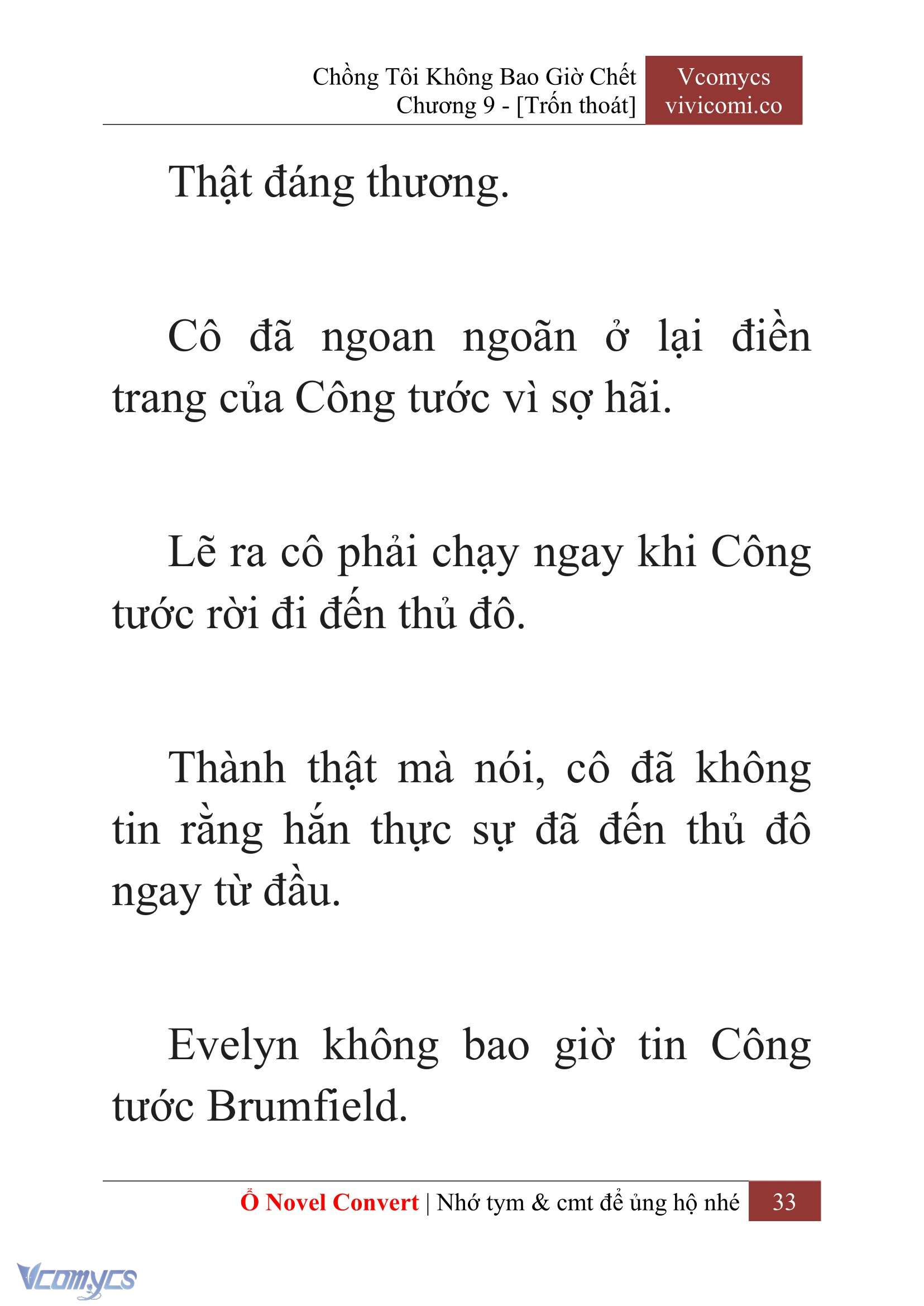 [Novel] Chồng Tôi Không Bao Giờ Chết Chap 9 - Trang 2