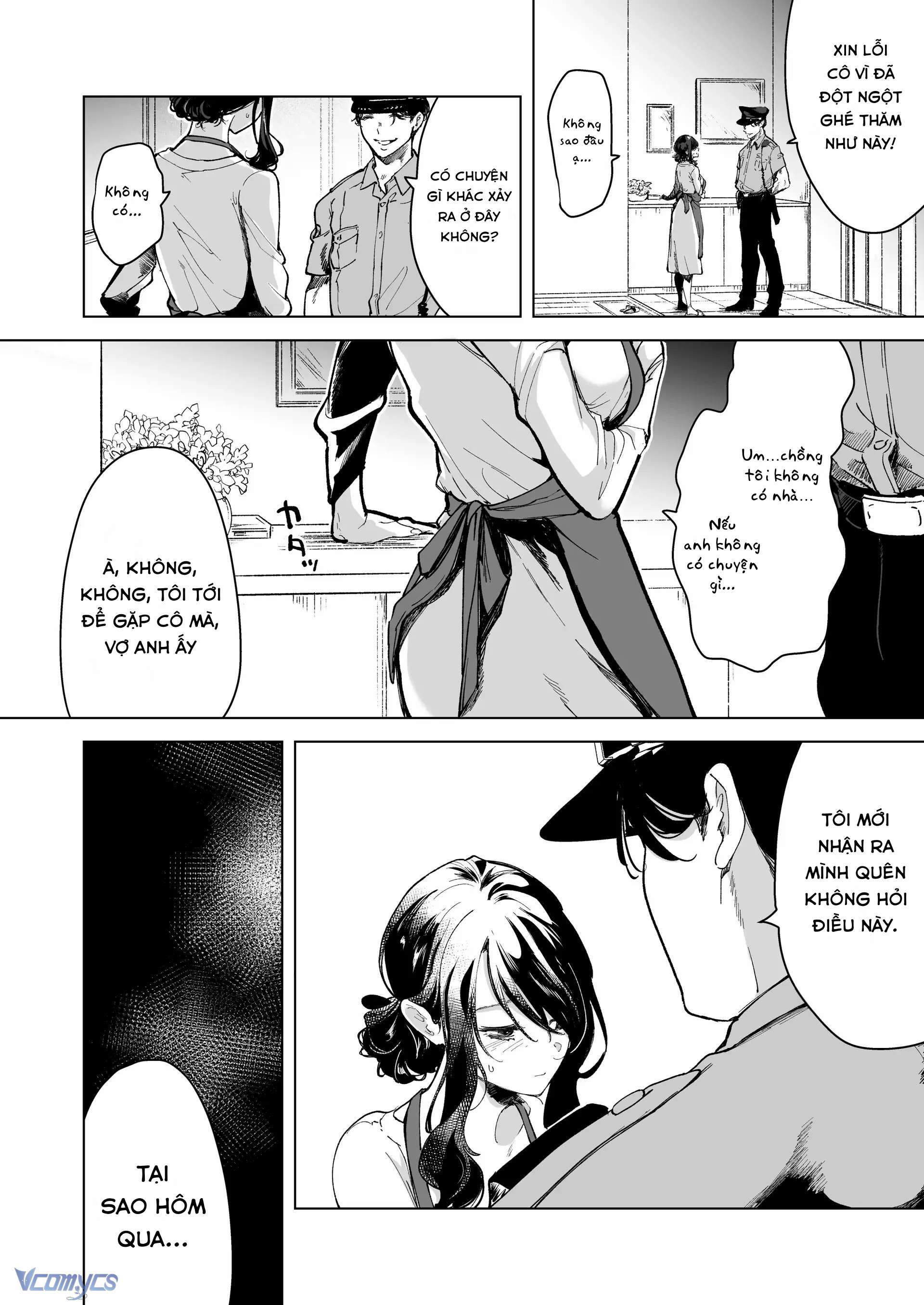 『18+』Anh cảnh sát nhà bên si tình - Cô vợ ngày ngày bị giam giữ và NTR trong lồng sắt Chap 1 - Trang 2