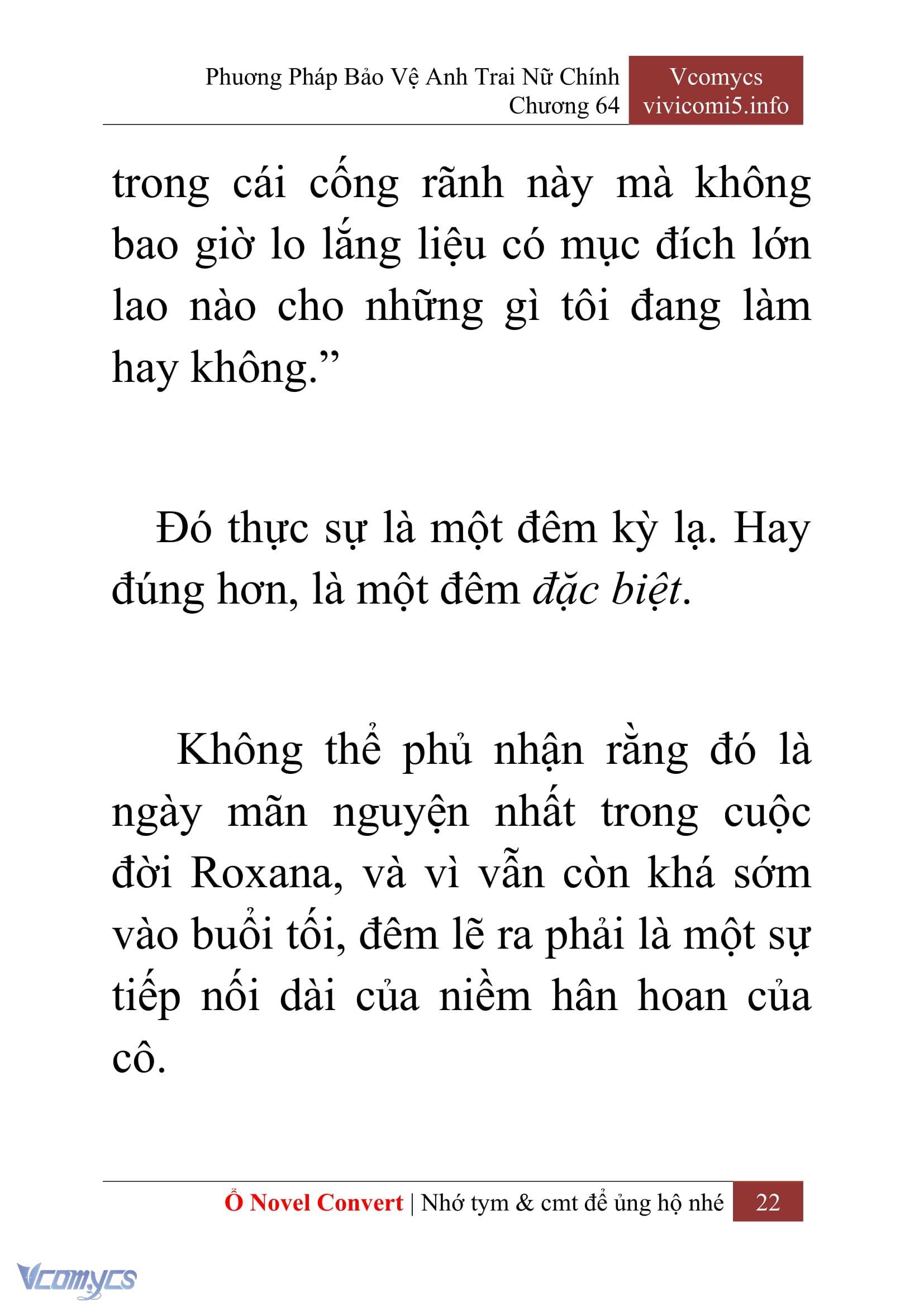 [Novel] Phương Pháp Bảo Vệ Anh Trai Nữ Chính Chap 64 - Trang 2