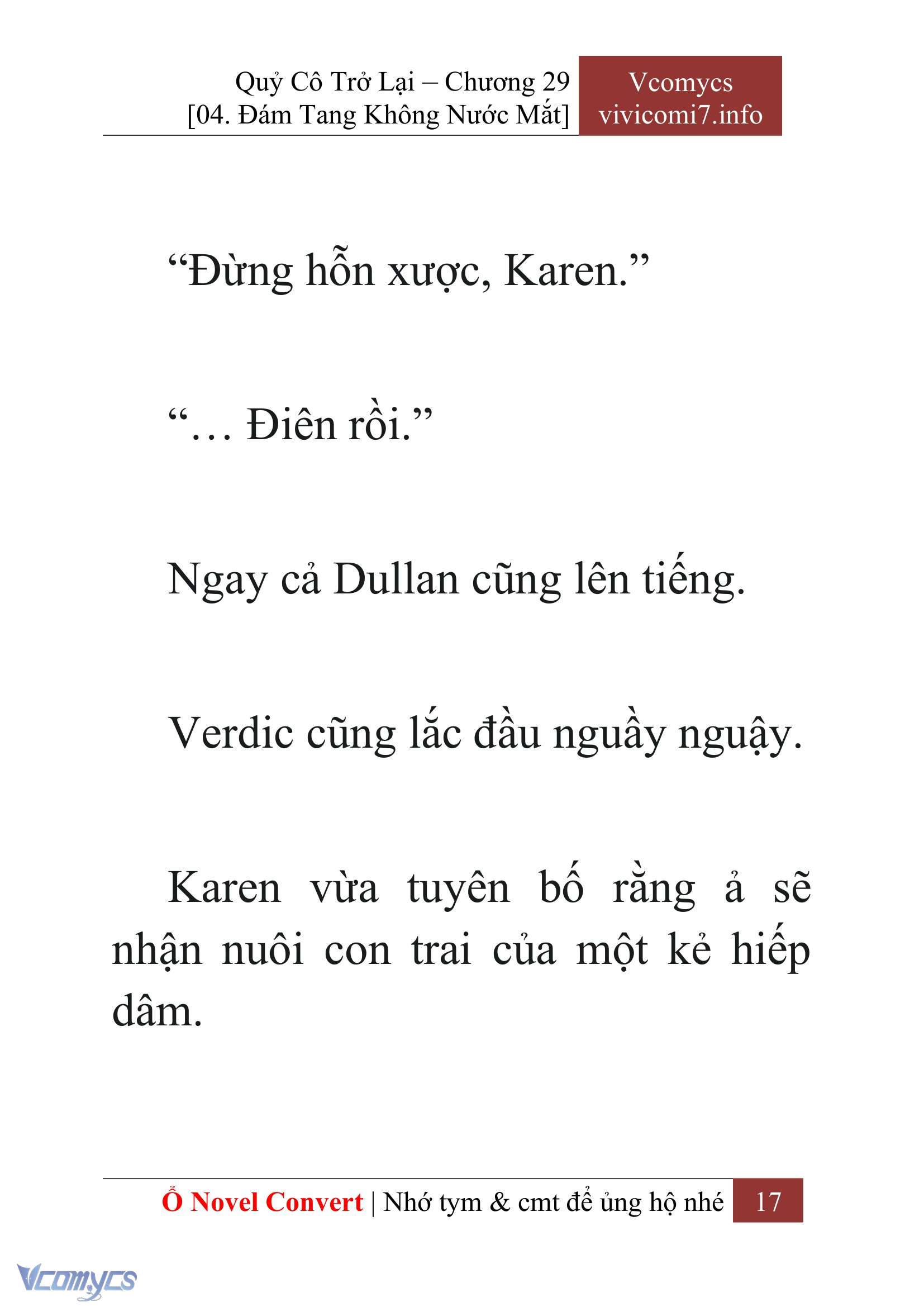 [Novel] Quý Cô Trở Lại Chap 29 - Trang 2