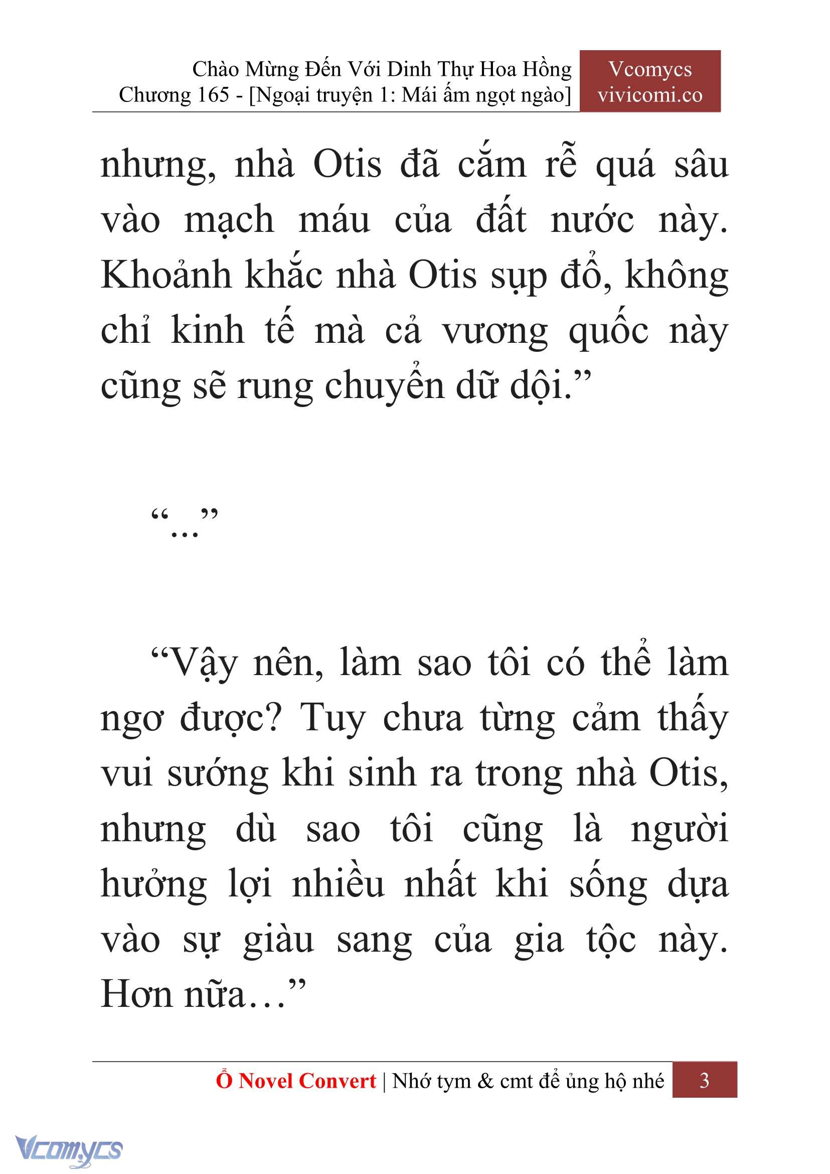 [Novel] Chào Mừng Đến Với Dinh Thự Hoa Hồng Chap 165 - Trang 2