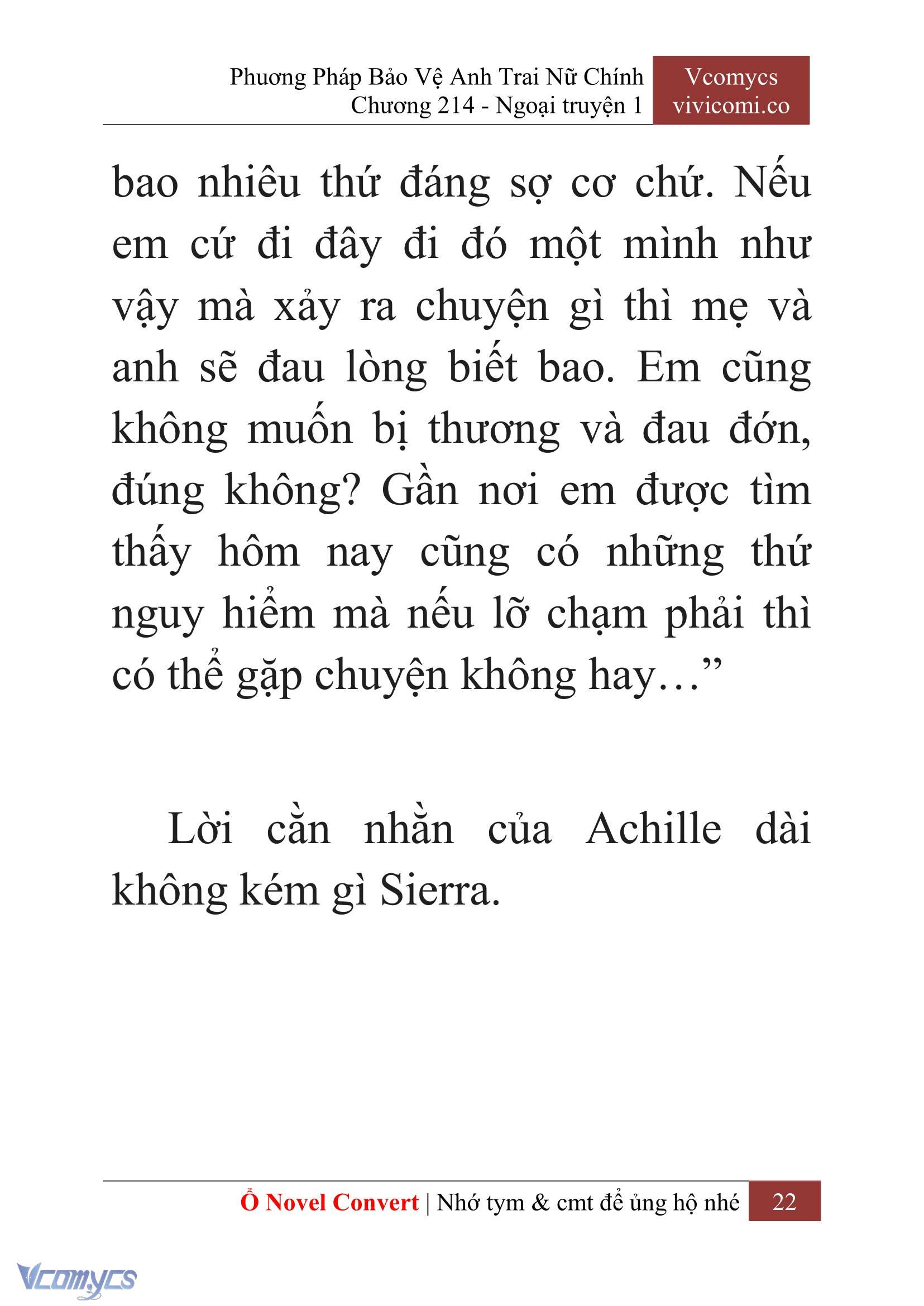[Novel] Phương Pháp Bảo Vệ Anh Trai Nữ Chính Chap 214 - Trang 2