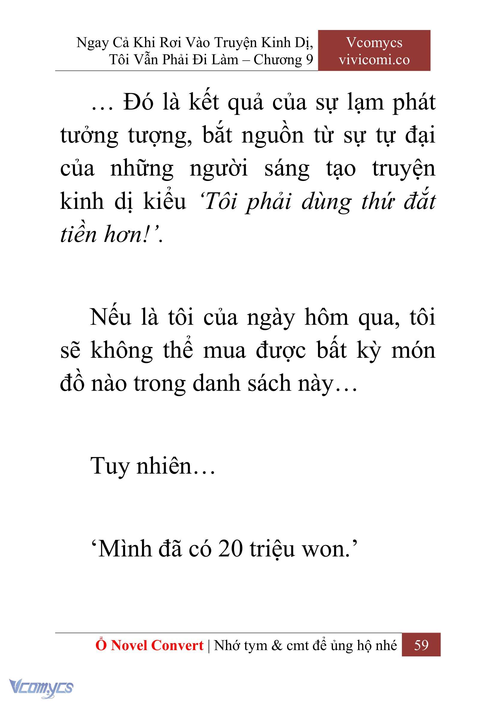 [Novel] Ngay Cả Khi Rơi Vào Truyện Kinh Dị, Tôi Vẫn Phải Đi Làm Chap 9 - Trang 2