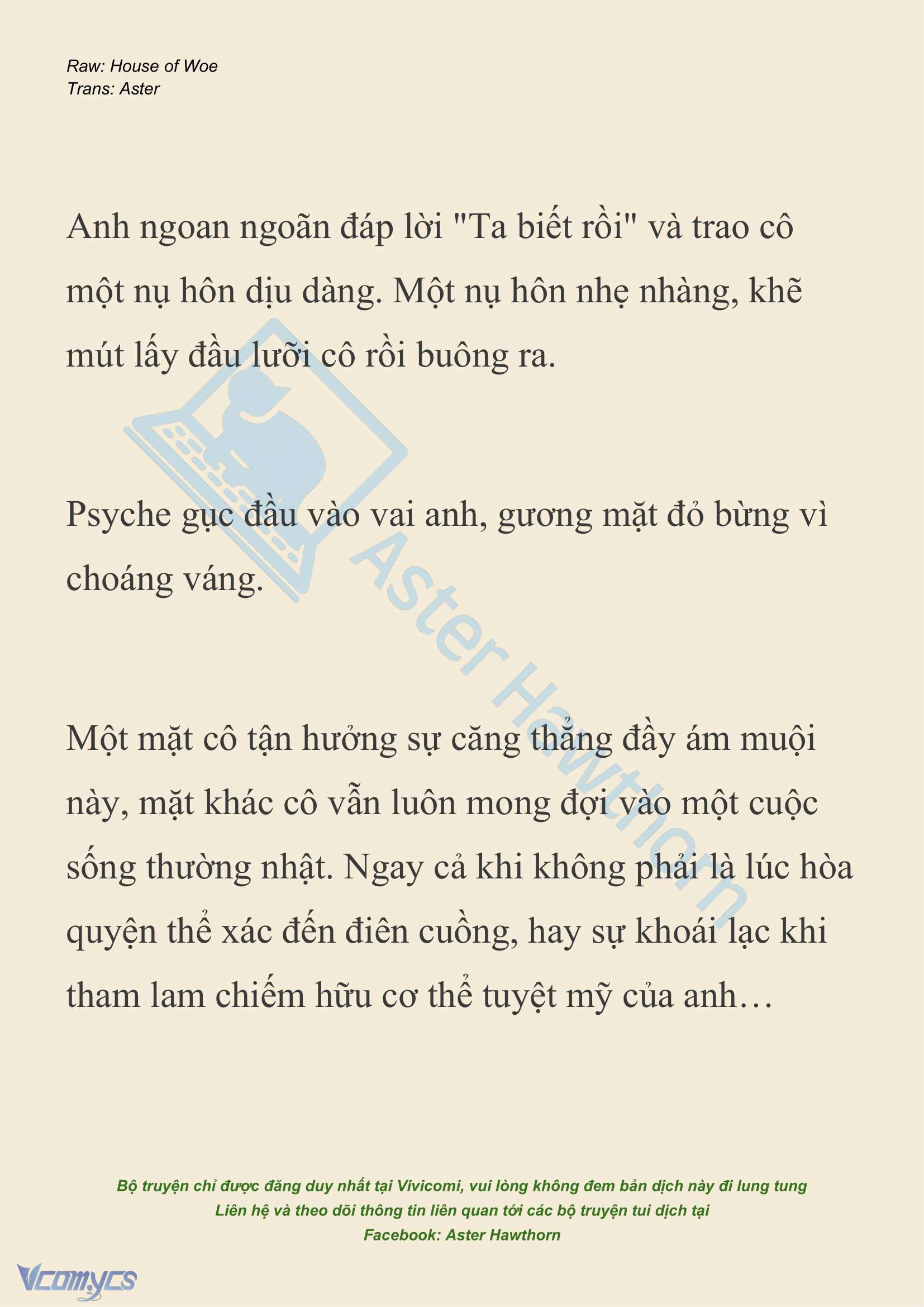 [NOVEL] Dành Cho Các Nữ Thần: Dành cho Psyche Chap 24 - Next Chap 25