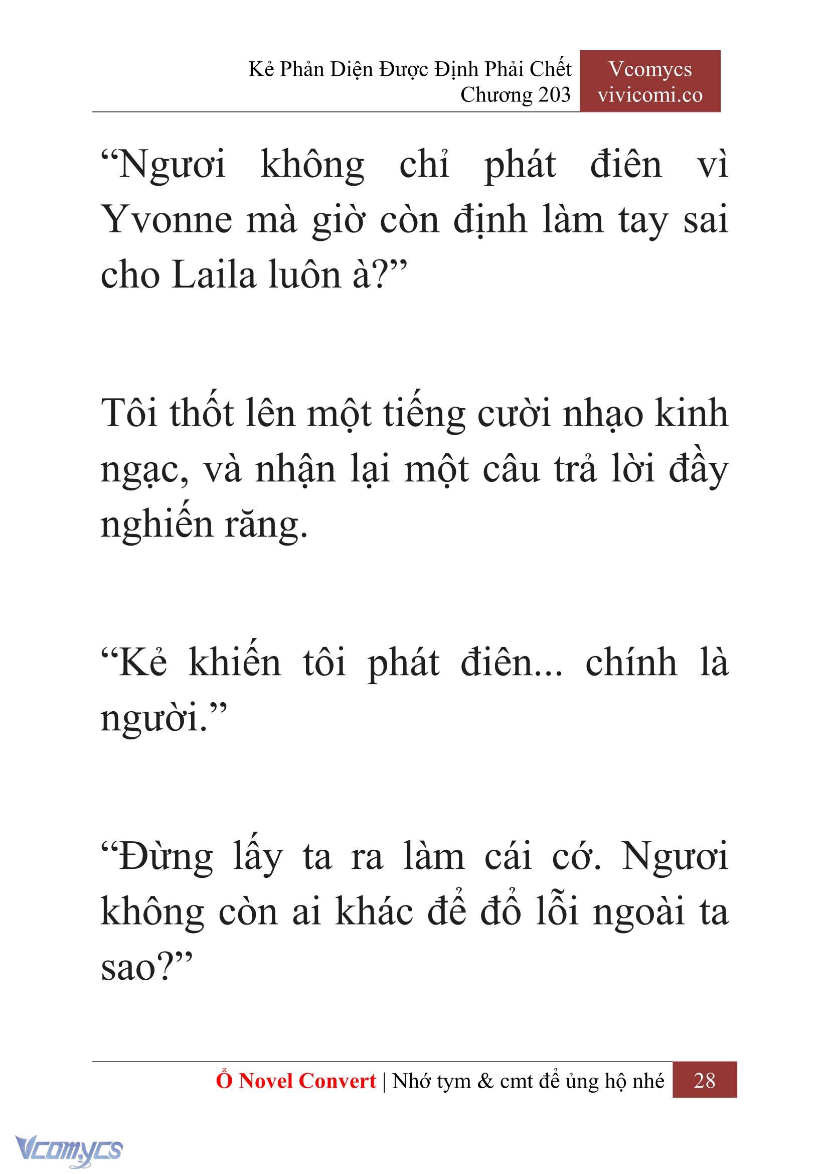 [Novel] Kẻ Phản Diện Được Định Phải Chết Chap 203 - Trang 2