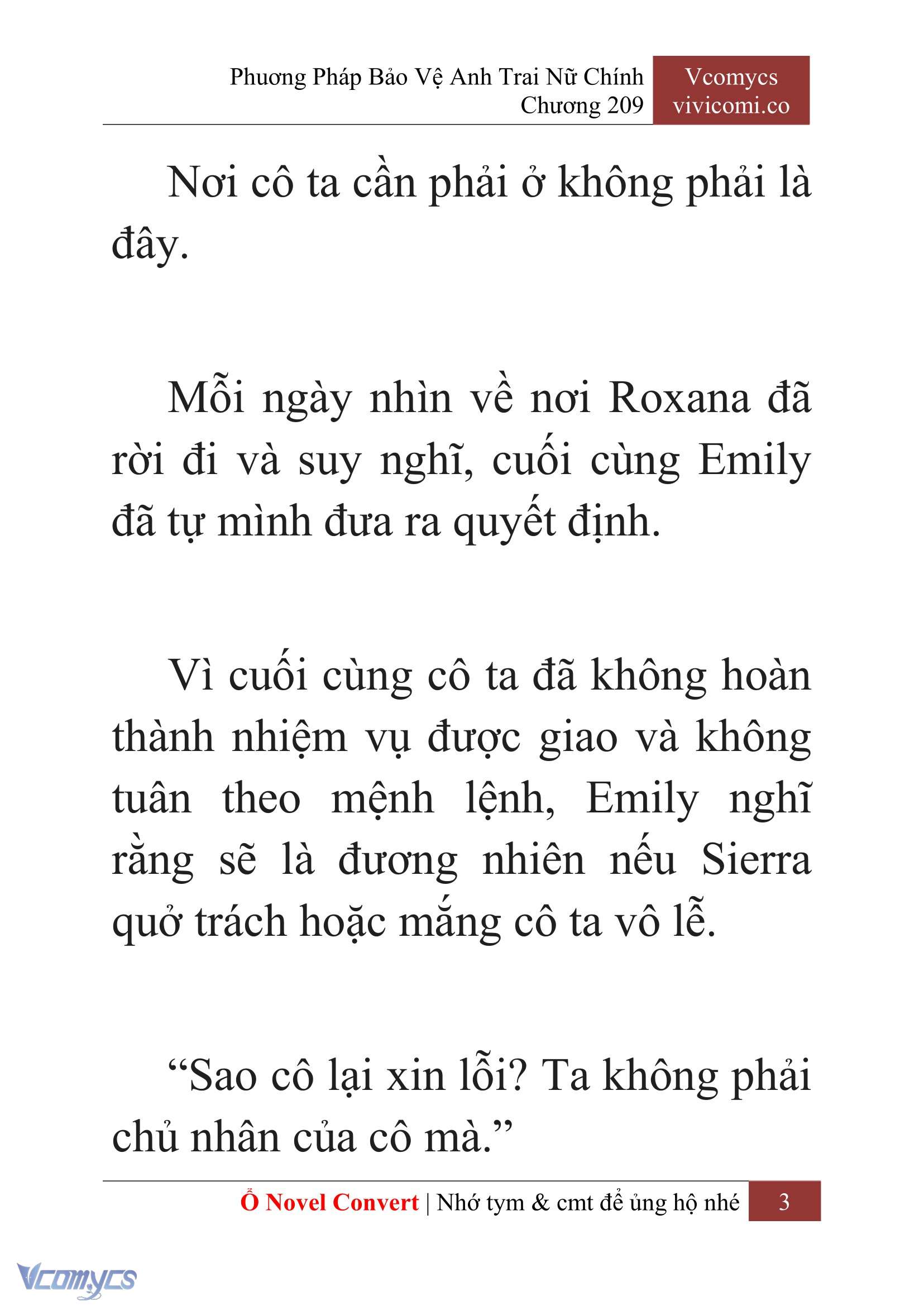 [Novel] Phương Pháp Bảo Vệ Anh Trai Nữ Chính Chap 209 - Trang 2