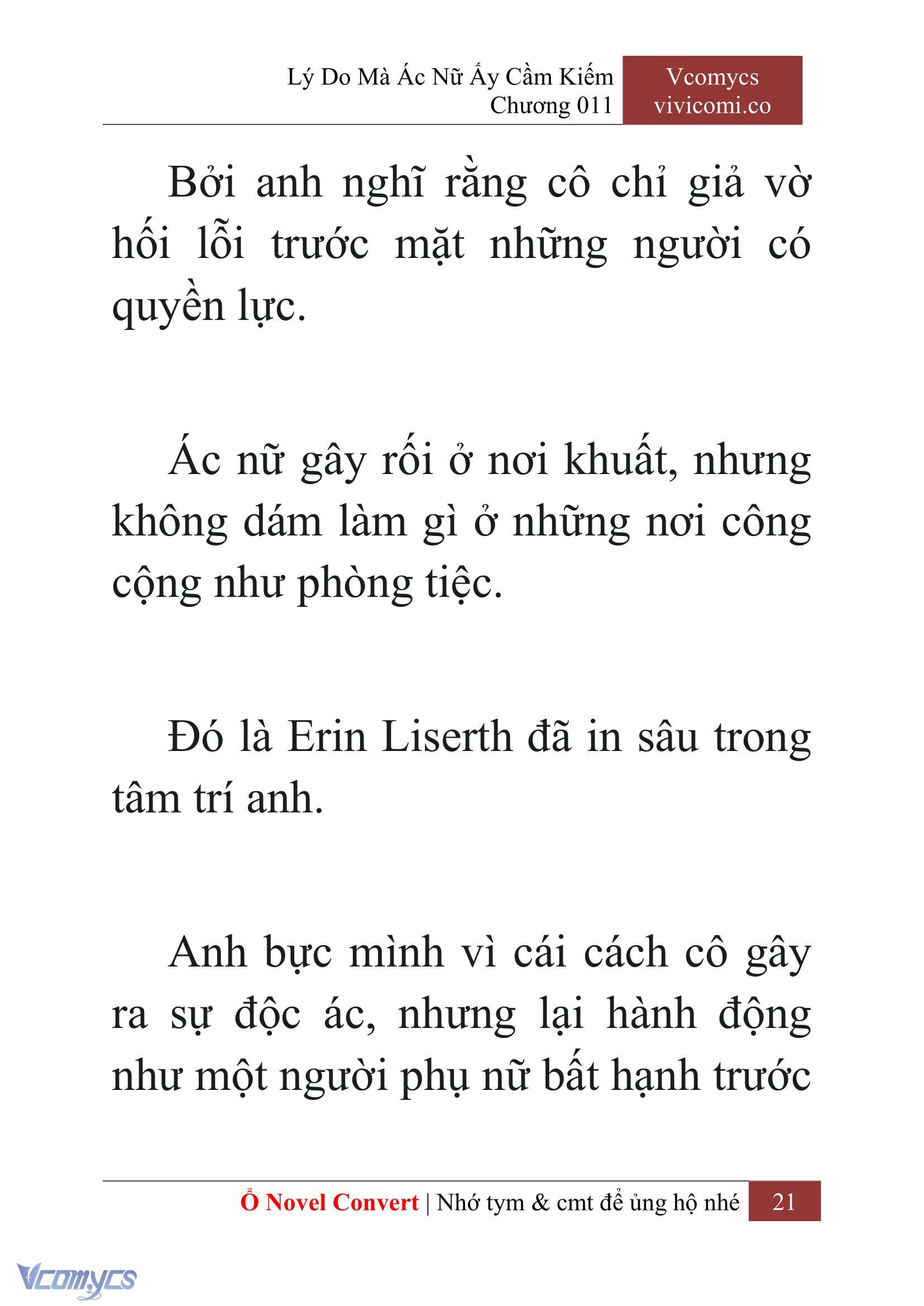 [Novel] Lý Do Mà Ác Nữ Ấy Cầm Kiếm Chap 11 - Trang 2