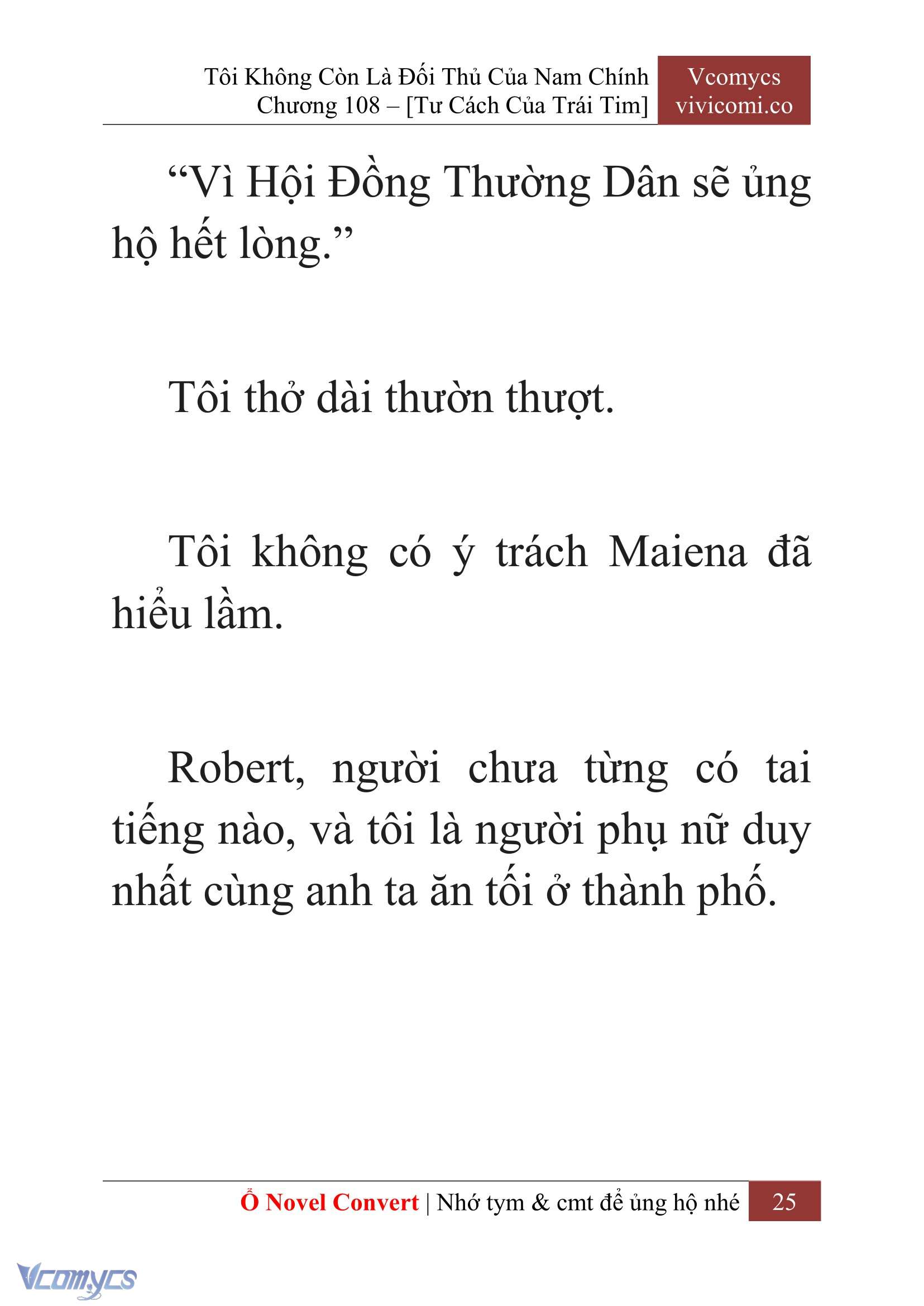 [Novel] Tôi Không Còn Là Đối Thủ Của Nam Chính Chap 108 - Trang 2