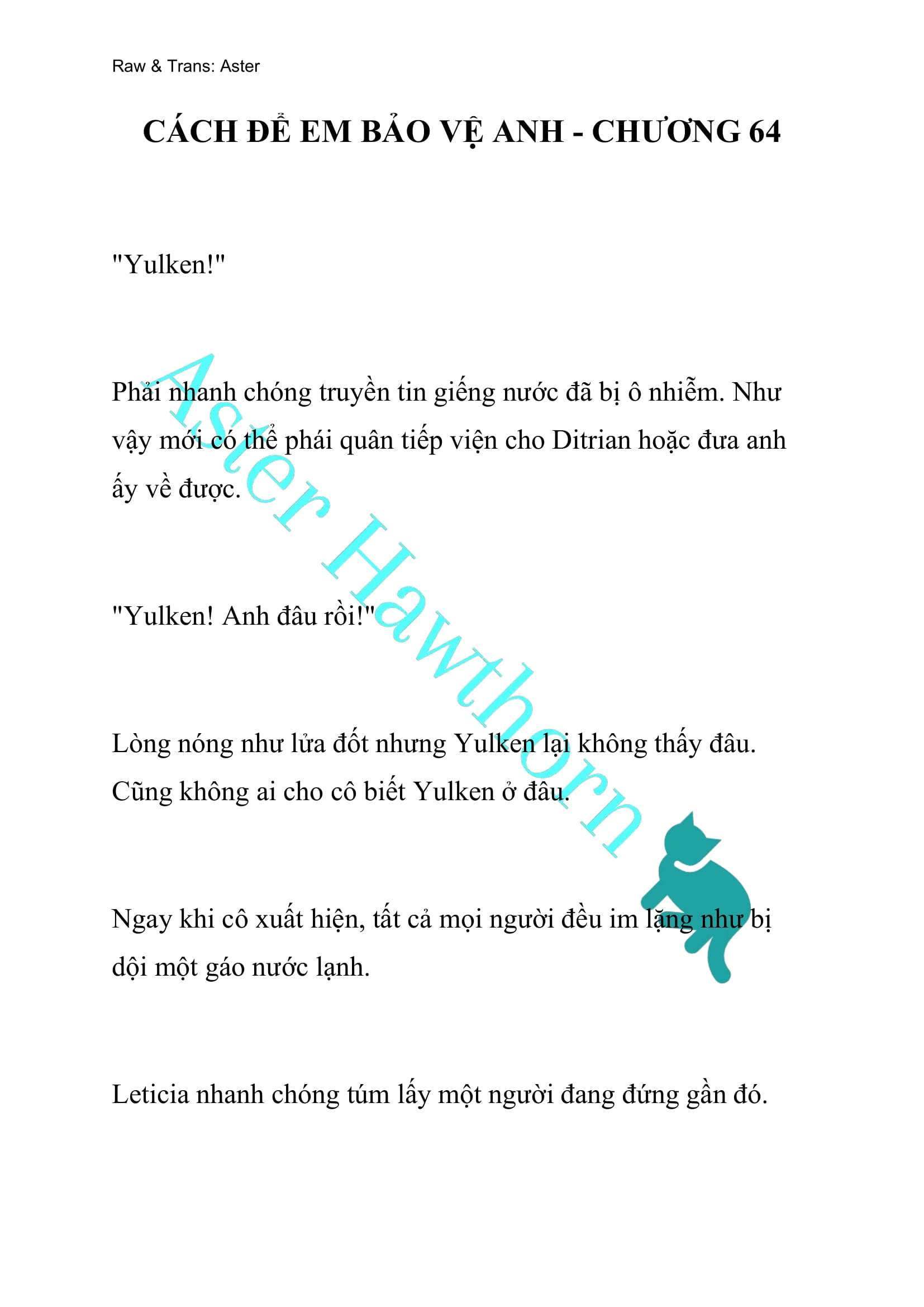 [NOVEL] Cách Để Em Bảo Vệ Anh Chap 64 - Trang 2
