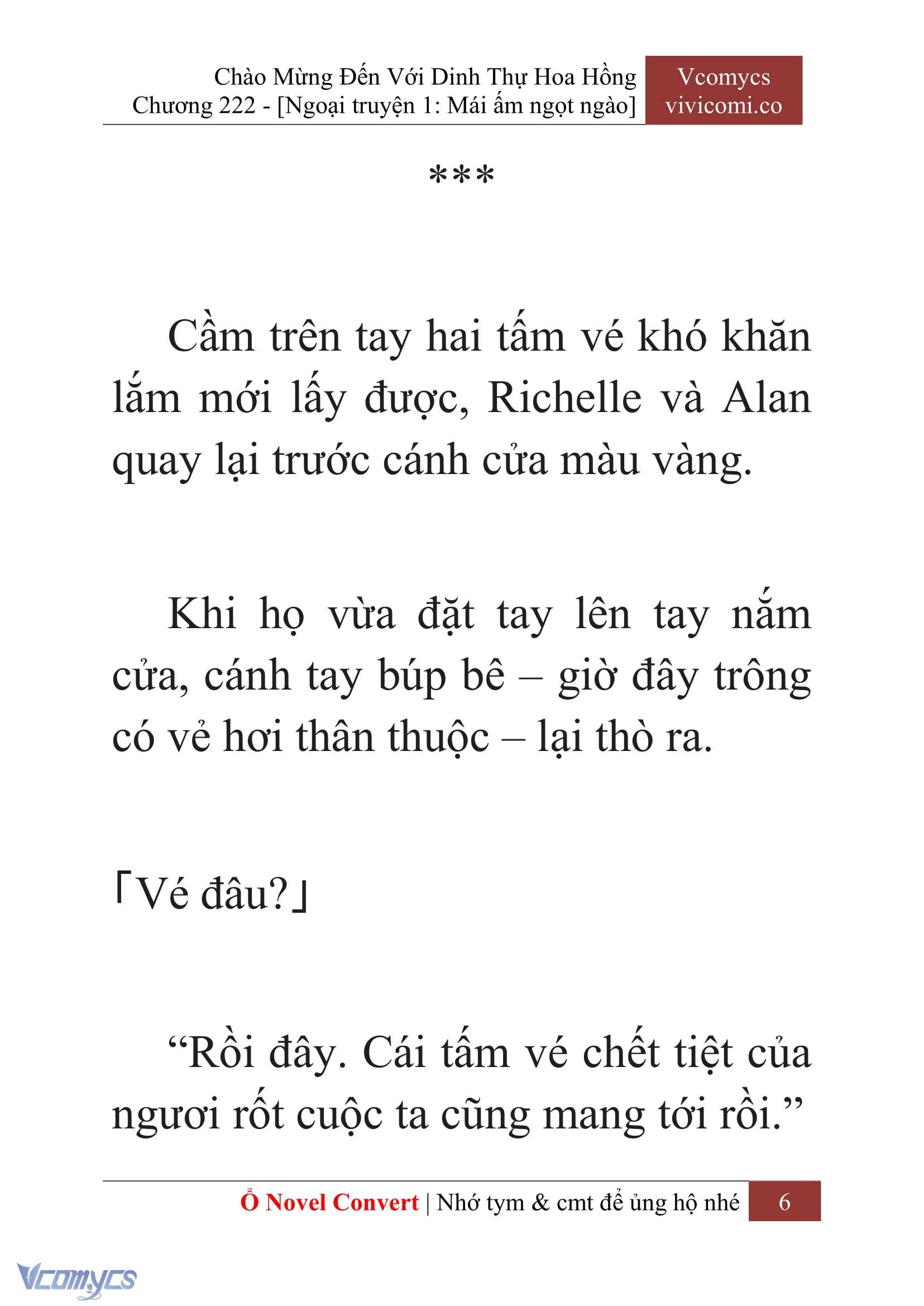 [Novel] Chào Mừng Đến Với Dinh Thự Hoa Hồng Chap 222 - Trang 2