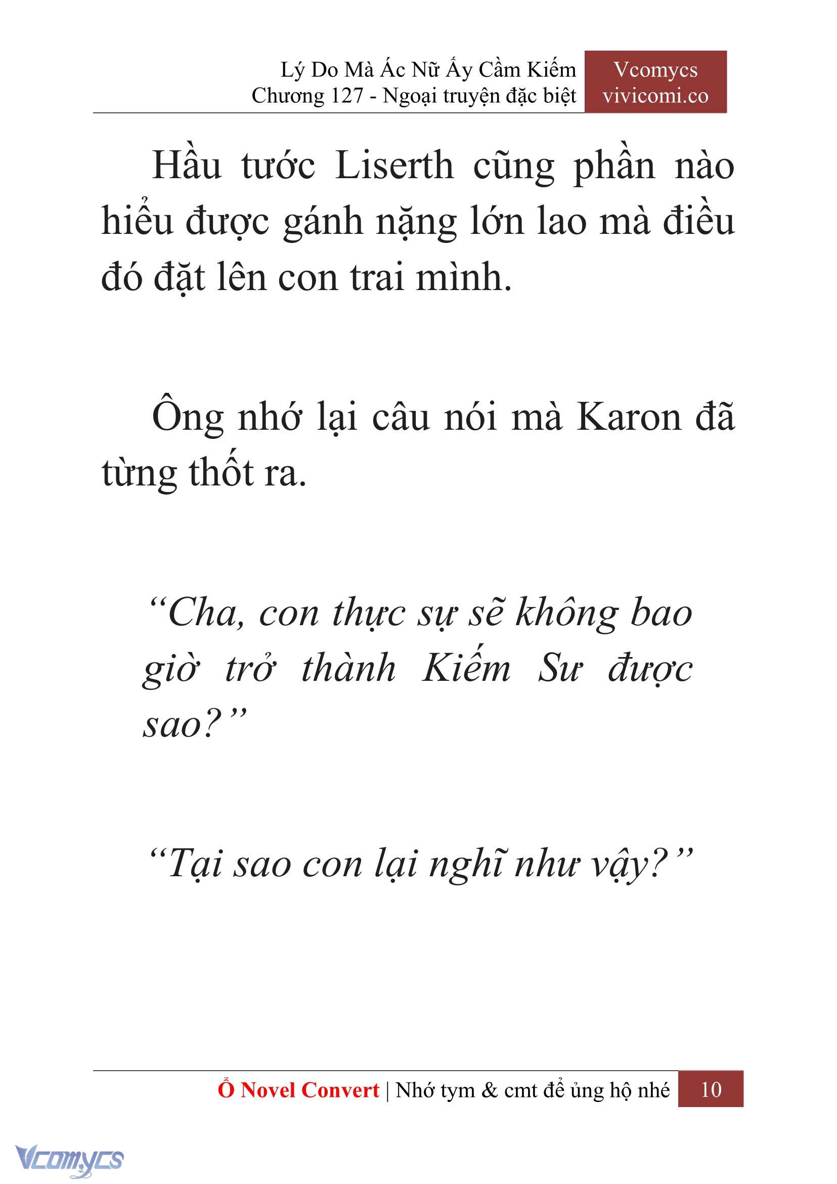 [Novel] Lý Do Mà Ác Nữ Ấy Cầm Kiếm Chap 127 - Trang 2