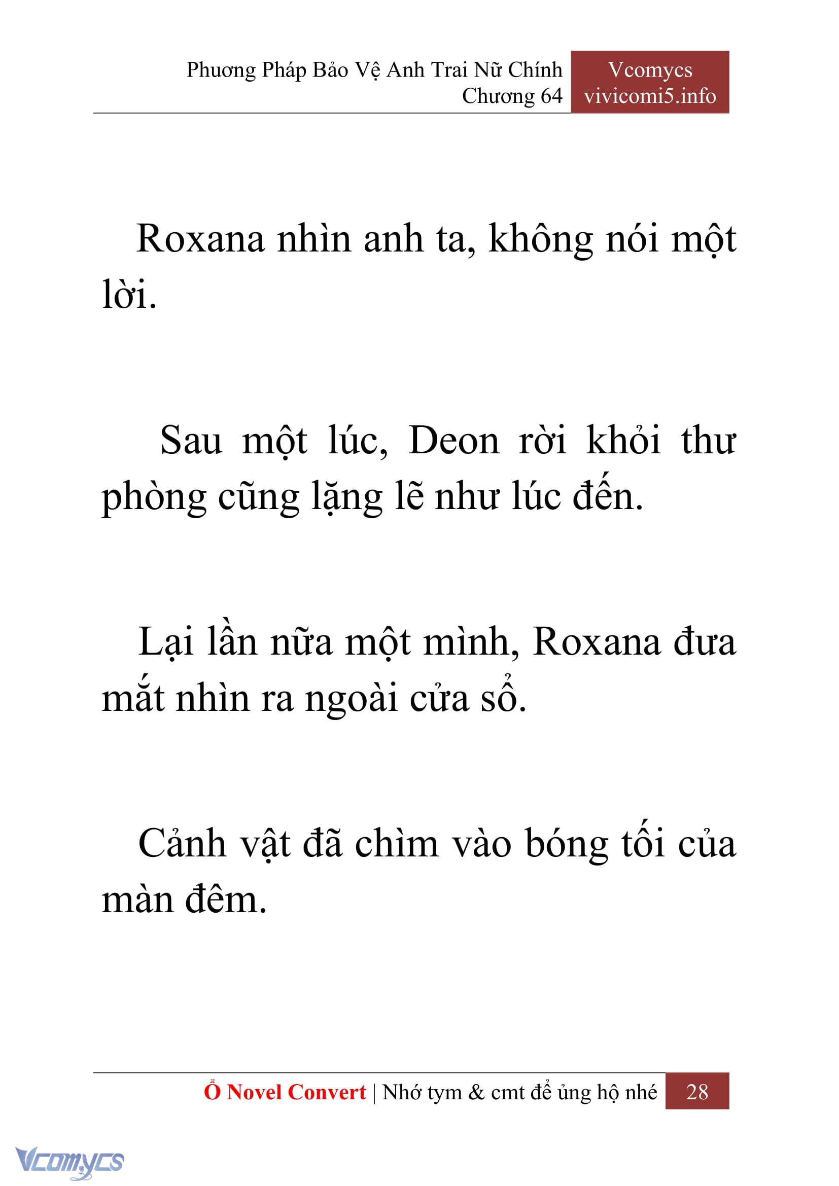 [Novel] Phương Pháp Bảo Vệ Anh Trai Nữ Chính Chap 64 - Trang 2