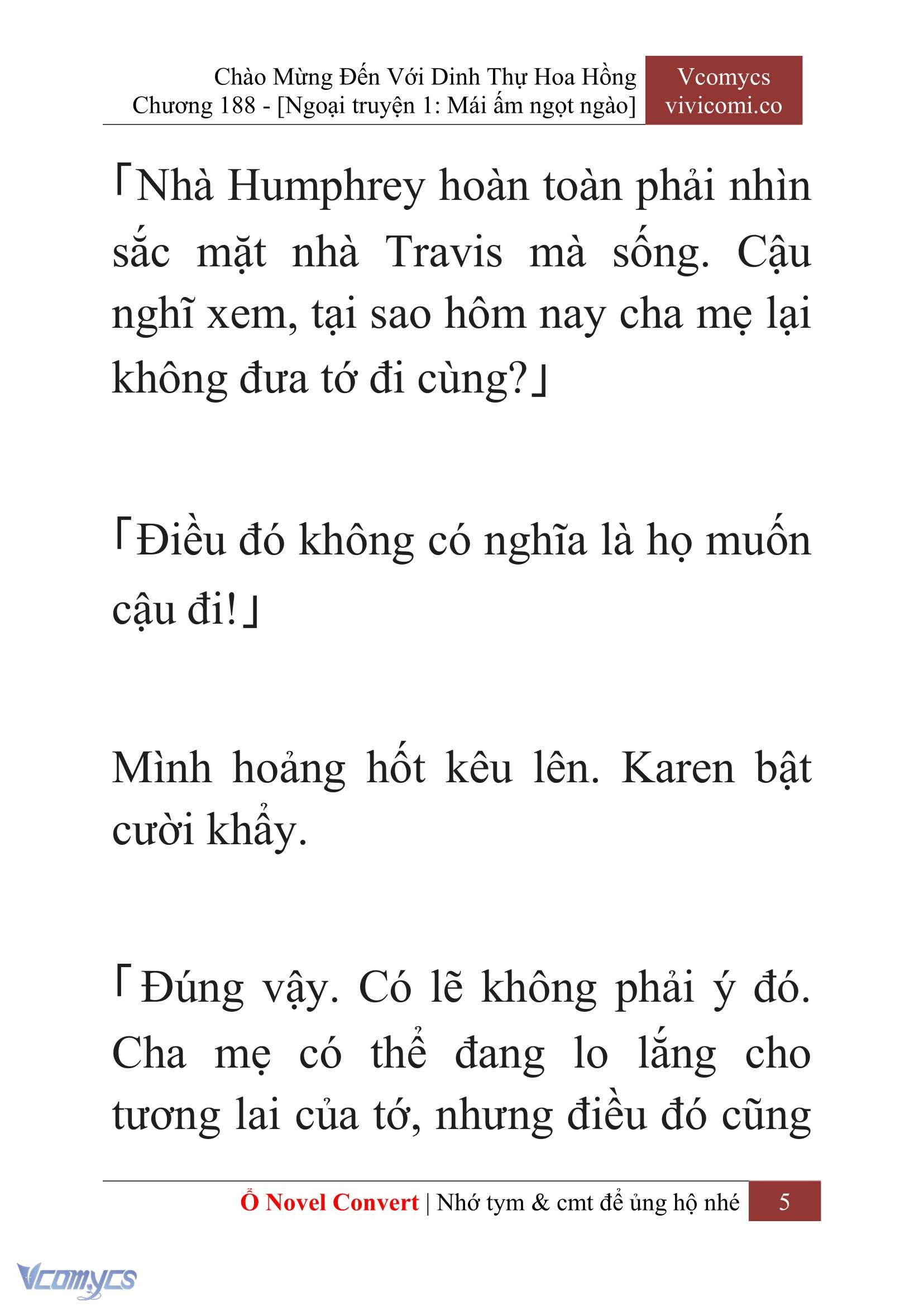 [Novel] Chào Mừng Đến Với Dinh Thự Hoa Hồng Chap 188 - Trang 2