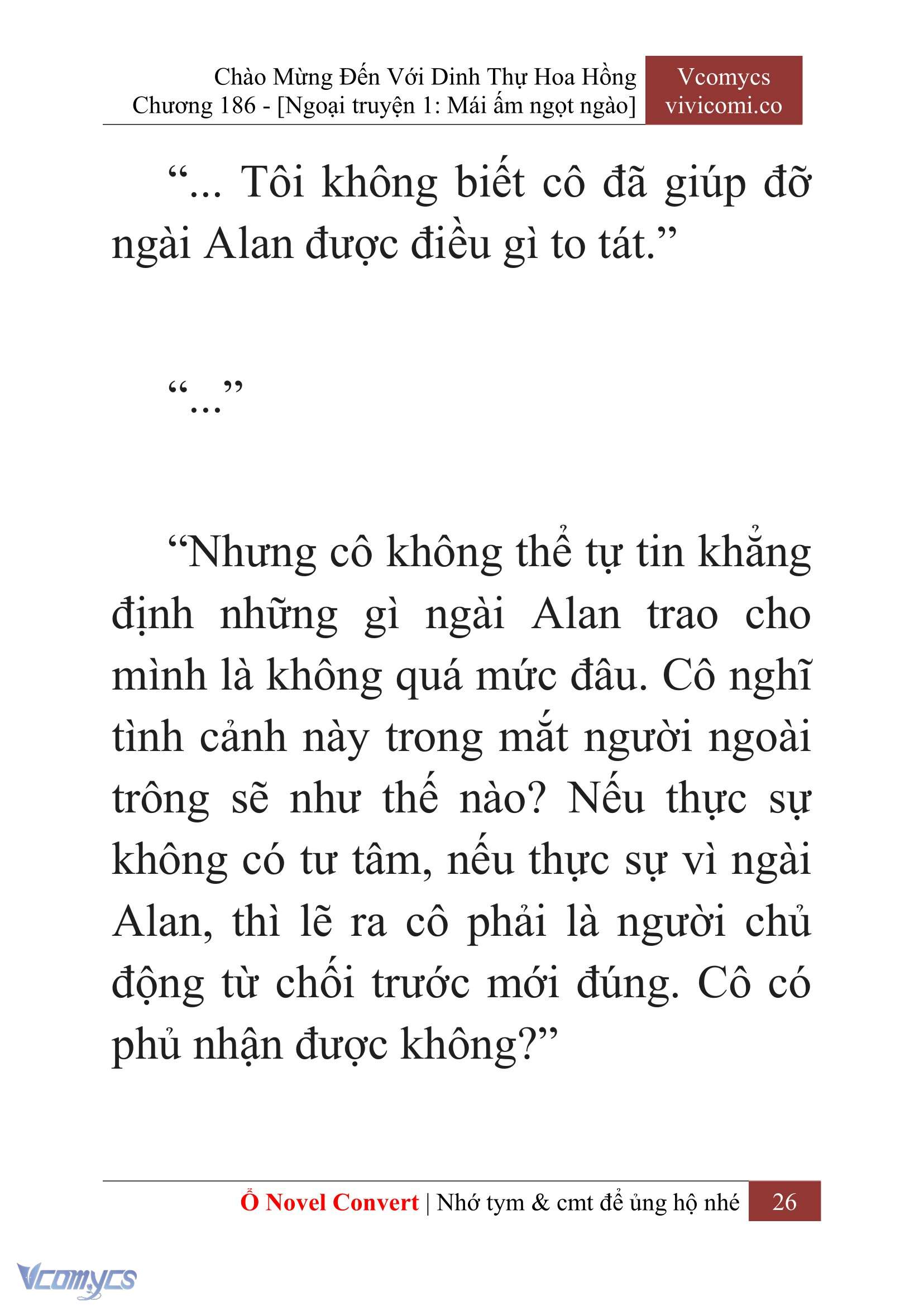 [Novel] Chào Mừng Đến Với Dinh Thự Hoa Hồng Chap 186 - Trang 2