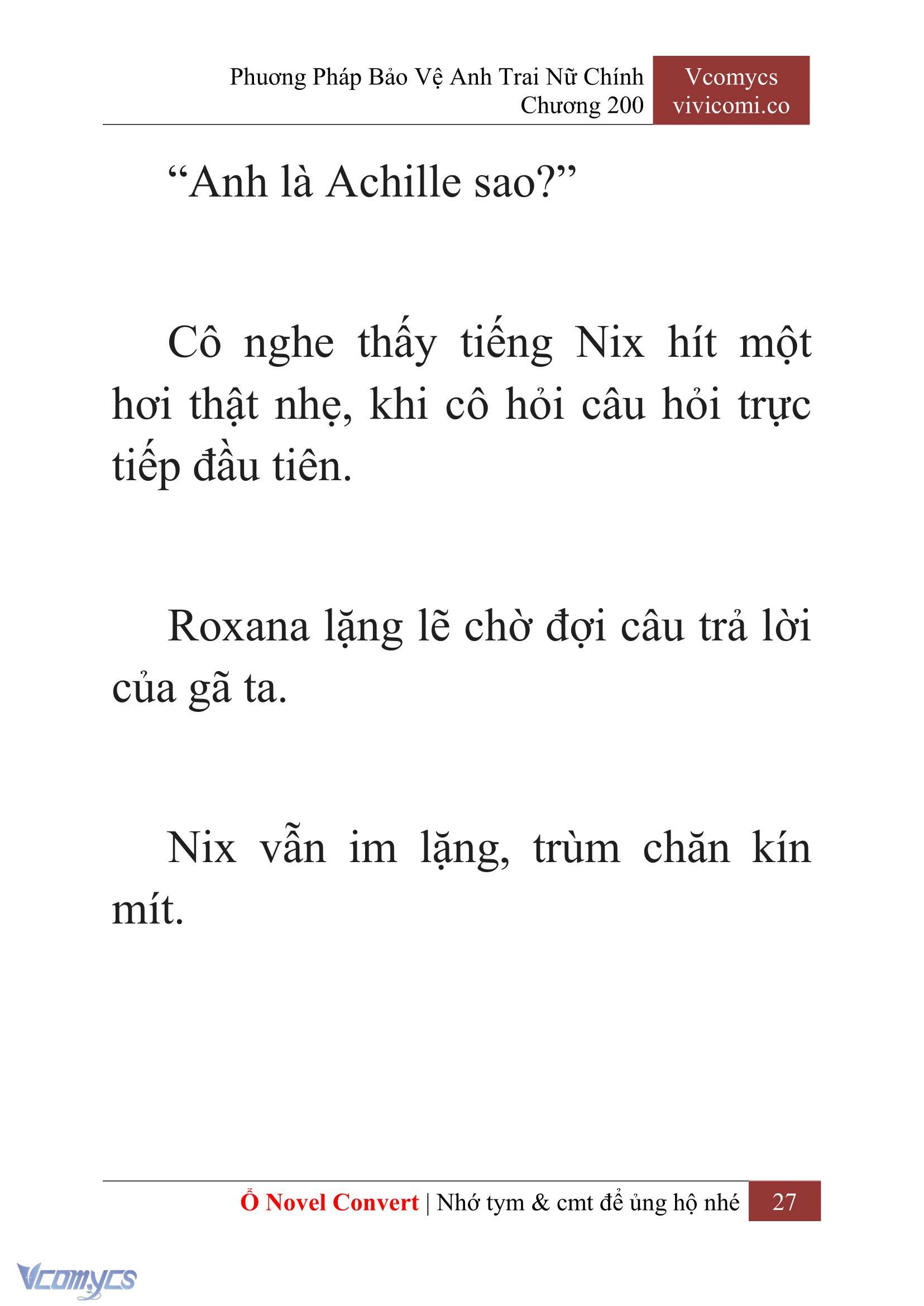 [Novel] Phương Pháp Bảo Vệ Anh Trai Nữ Chính Chap 200 - Trang 2