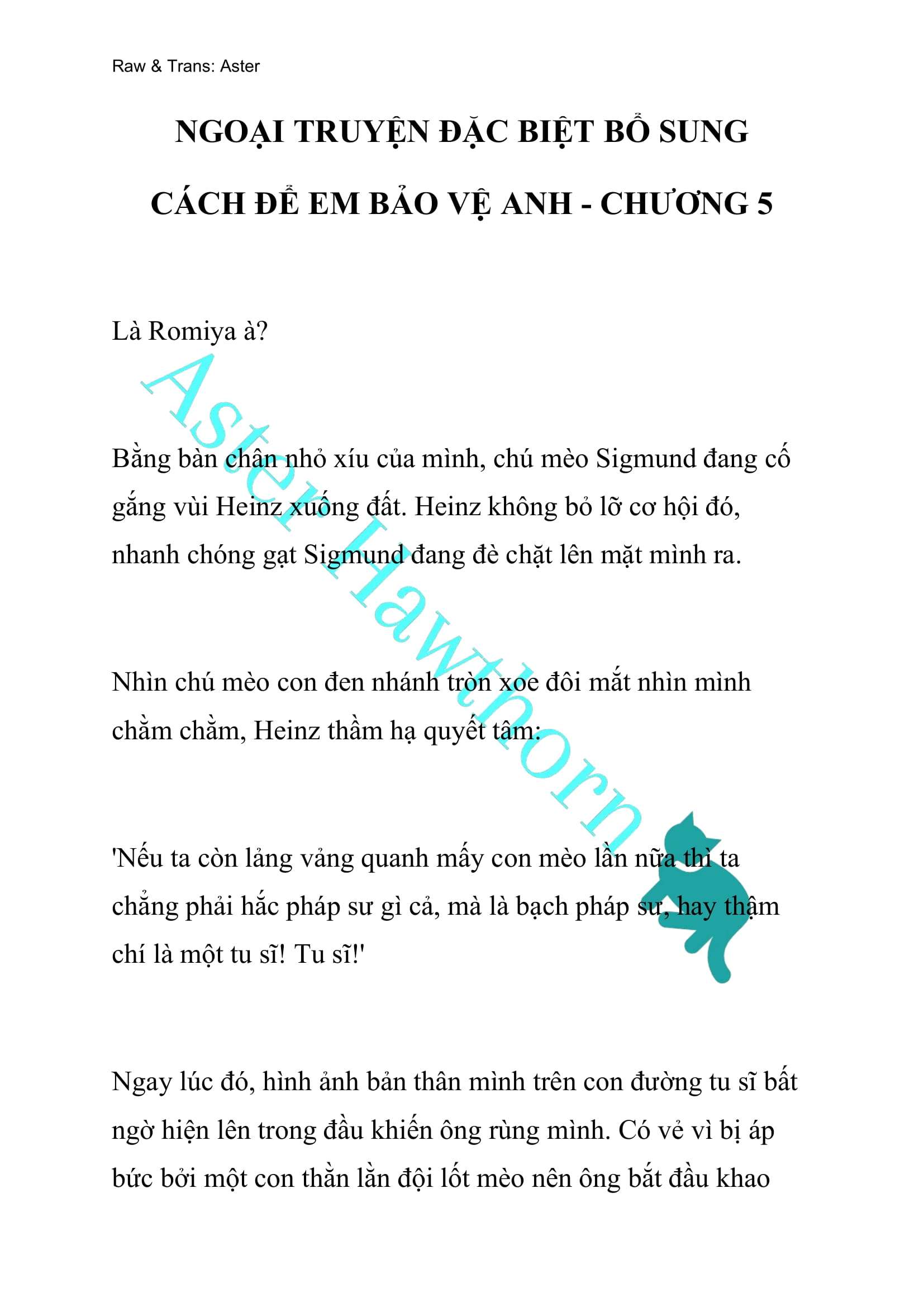 [NOVEL] Ngoại Truyện Cách Để Em Bảo Vệ Anh Chap 102 - Trang 2