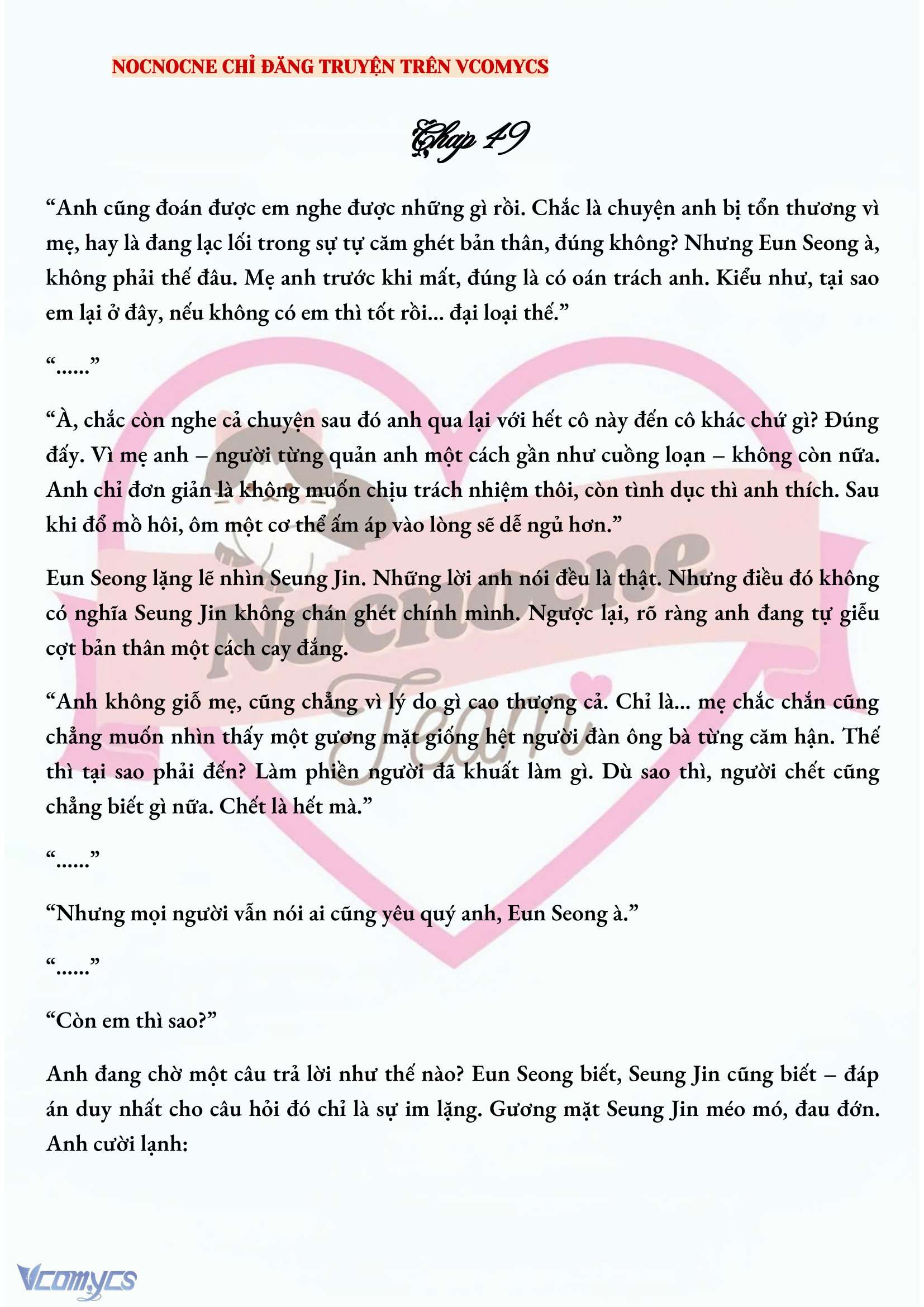 [FULL] [NOVEL] CHÚNG TA KẾT THÚC VÀO MÙA THU Chap 49 - Trang 2